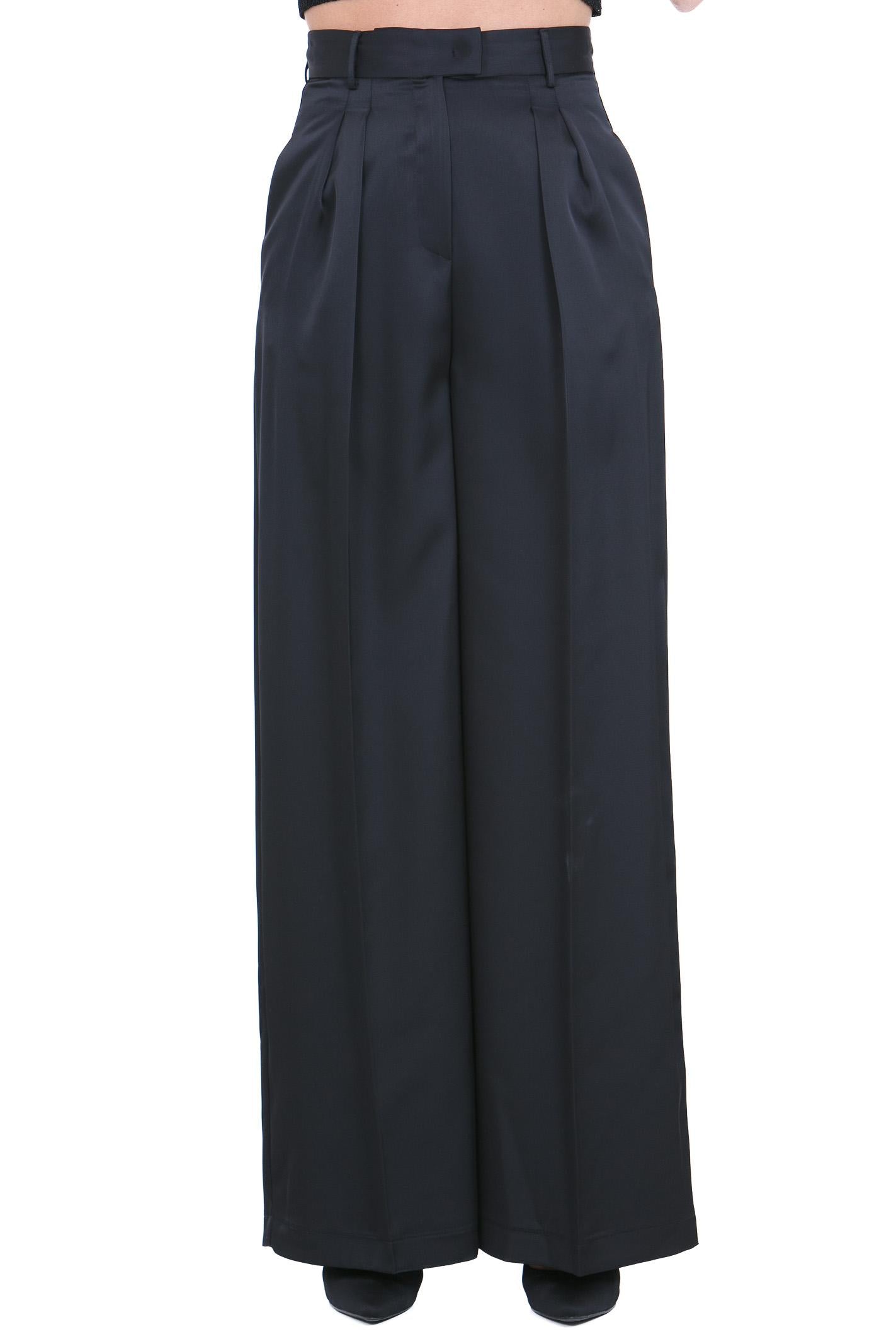 SIMONA CORSELLINI  Pantaloni Nero CEPA10301 V0003 