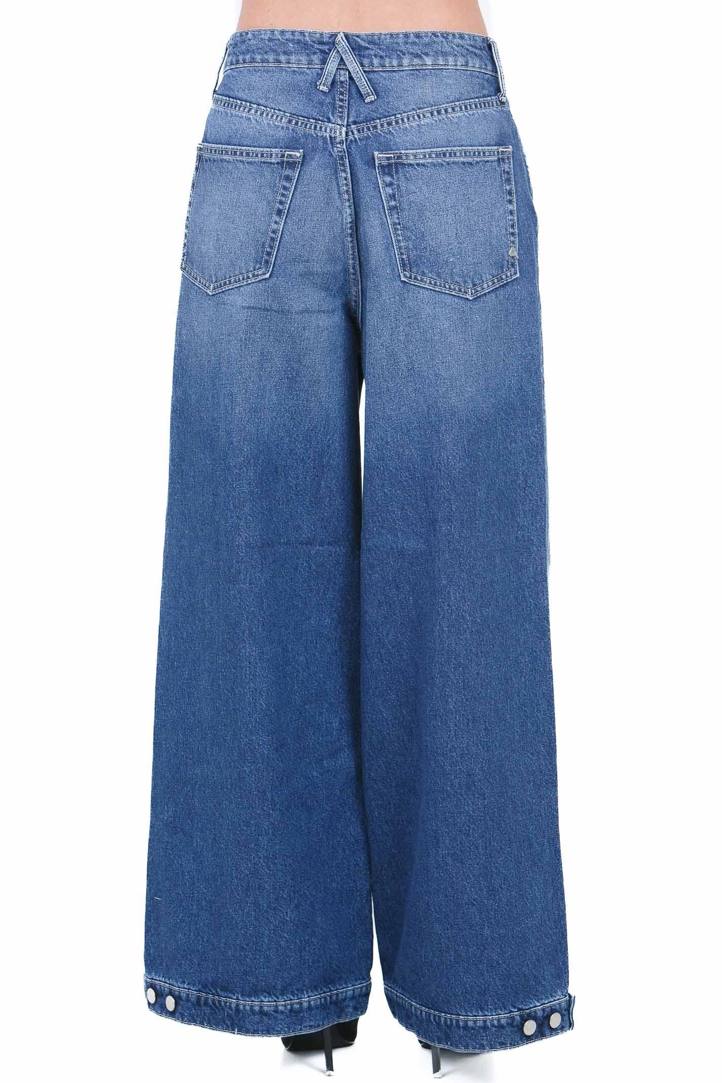 CYCLE Jeans Big Low loose fit con fondo regolabile Jeans Navy blue BIG-362P536 07 