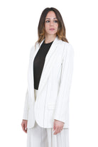SEMICOUTURE Blazer Candida rigata Blazer B.colana/nero CANDIDA-Y6SI53 RG107 