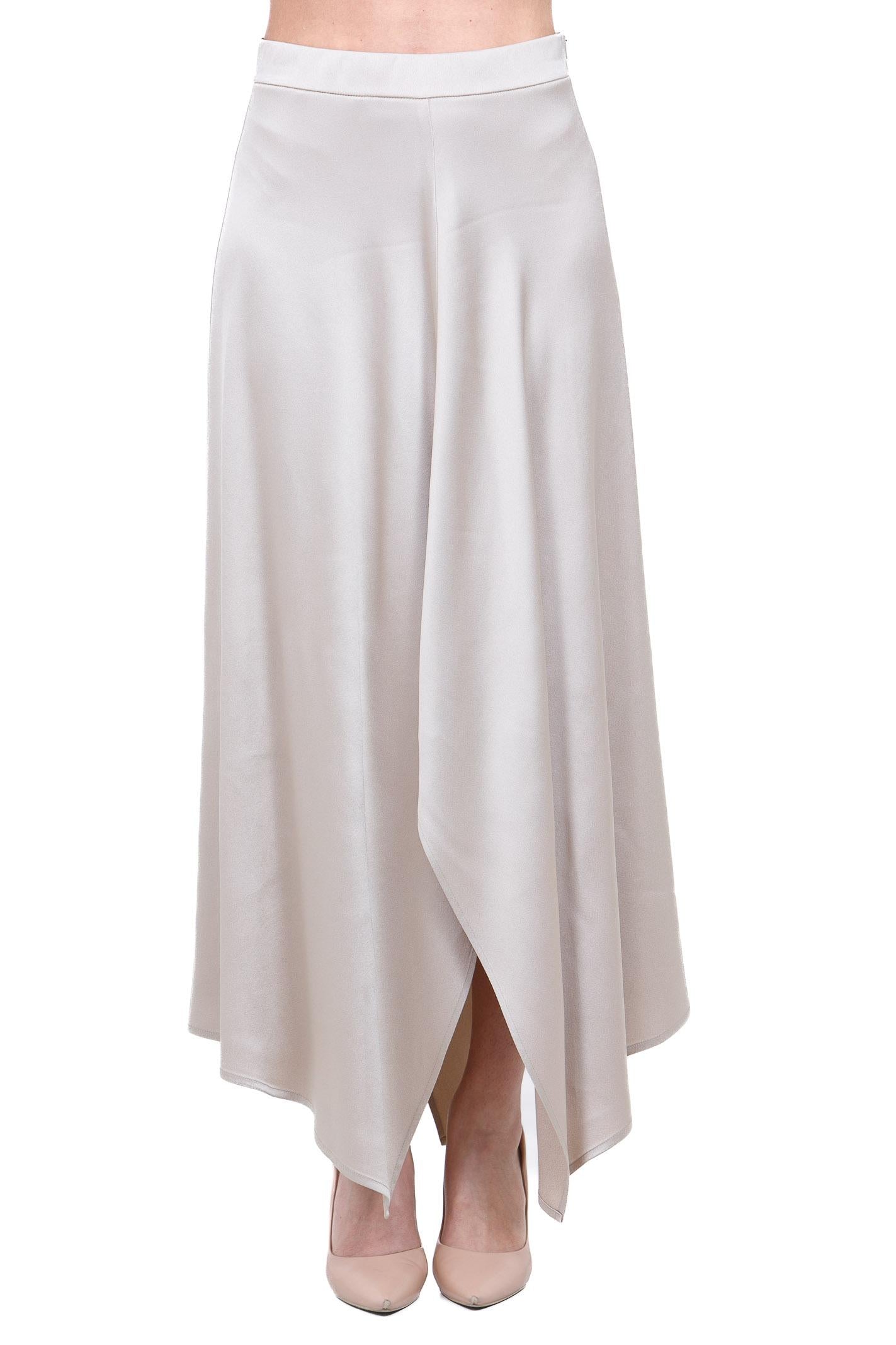 ALYSI Gonna asimmetrica in satin Gonne Petalo 116023-P6221 PTL 