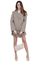 SEMICOUTURE Gonne Alicia Principe di Galles<BR/> Gonne Juta/cr ALICIA-Y6SI62 PDG07 