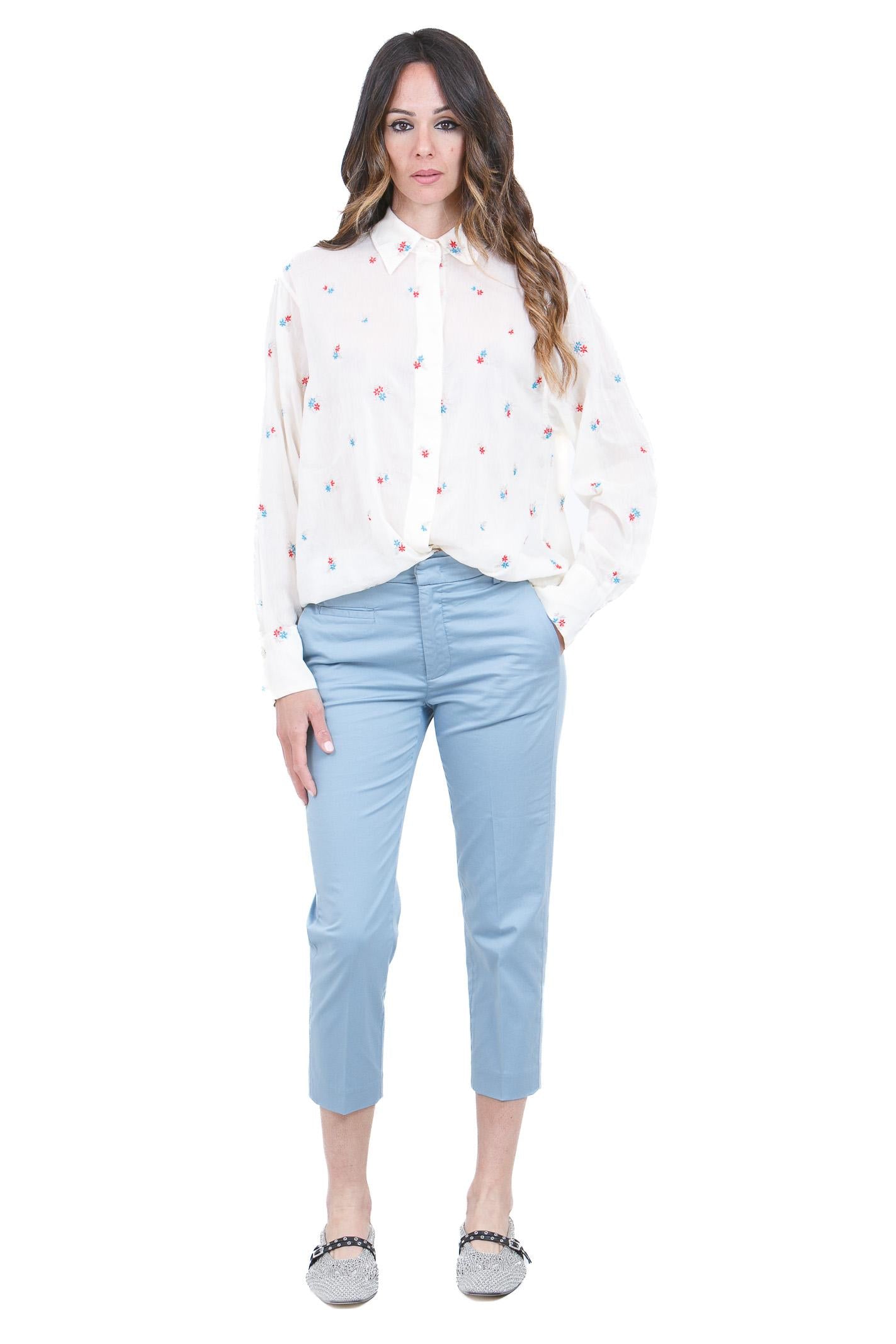 DONDUP Pantaloni Ariel carrot chino Pantaloni Azzurro polvere DP475RSE036DPTD-ARIEL 858 