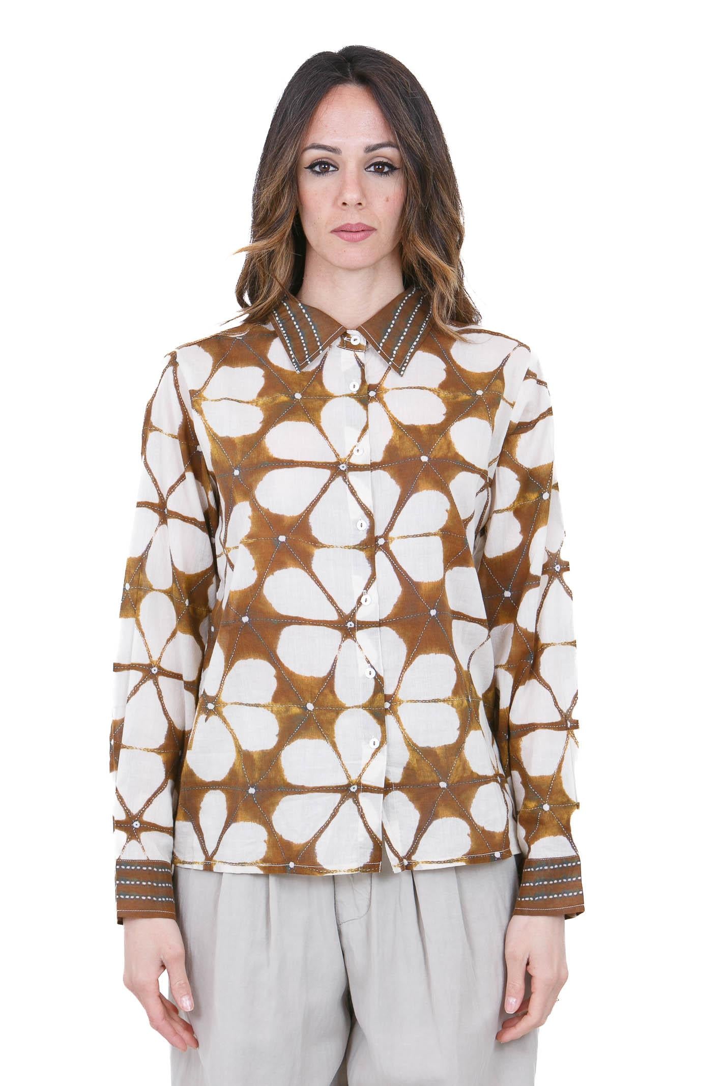 STELLA FOREST  Camicie Marrone LOTUS-E26CH020 MARRON 