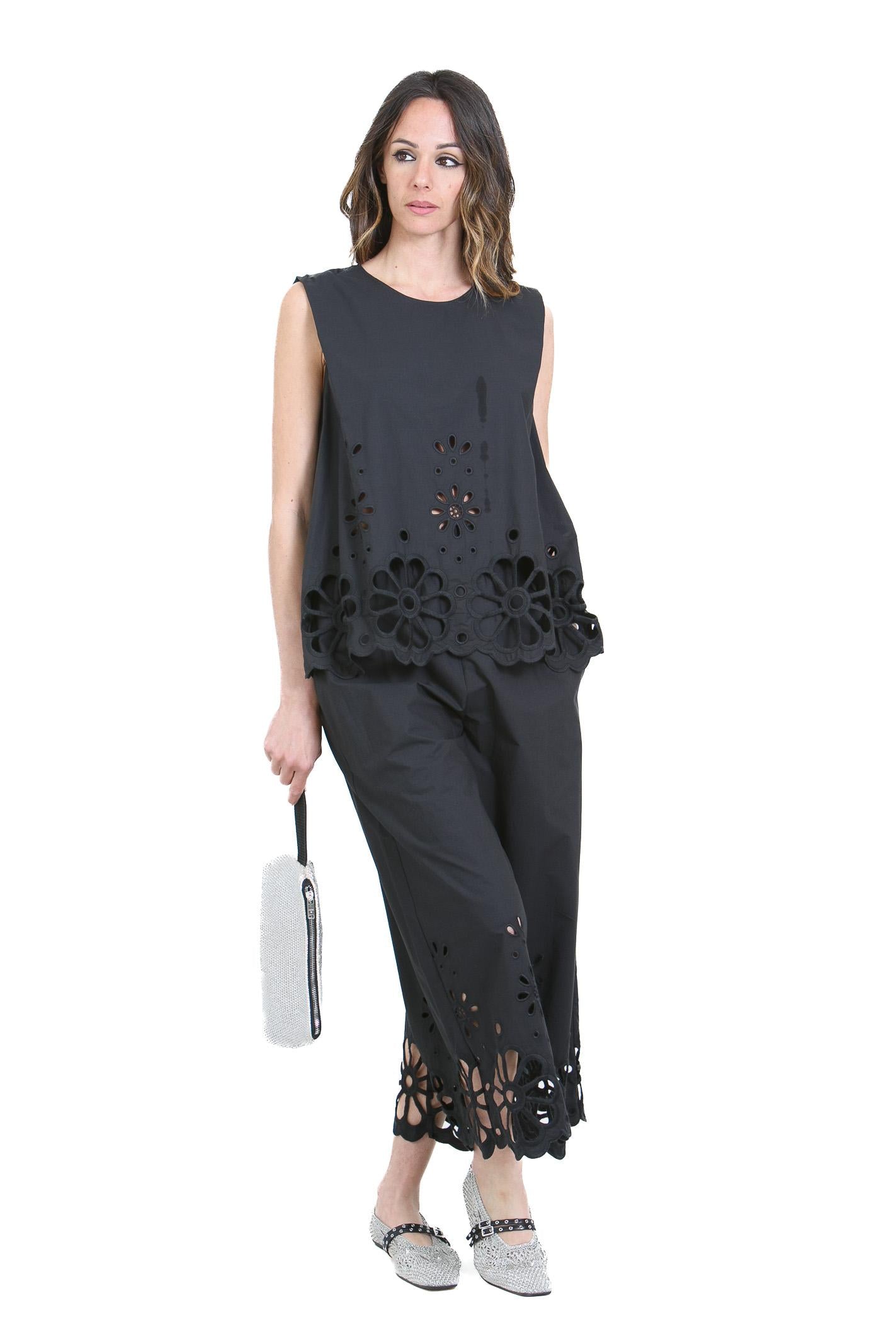 MEIMEIJ  Pantaloni Nero M6EAA2 100 