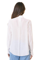 FORTE FORTE Camicia maschile in voile ricamato Camicie Bianco 14615MYSHIRT 0002 
