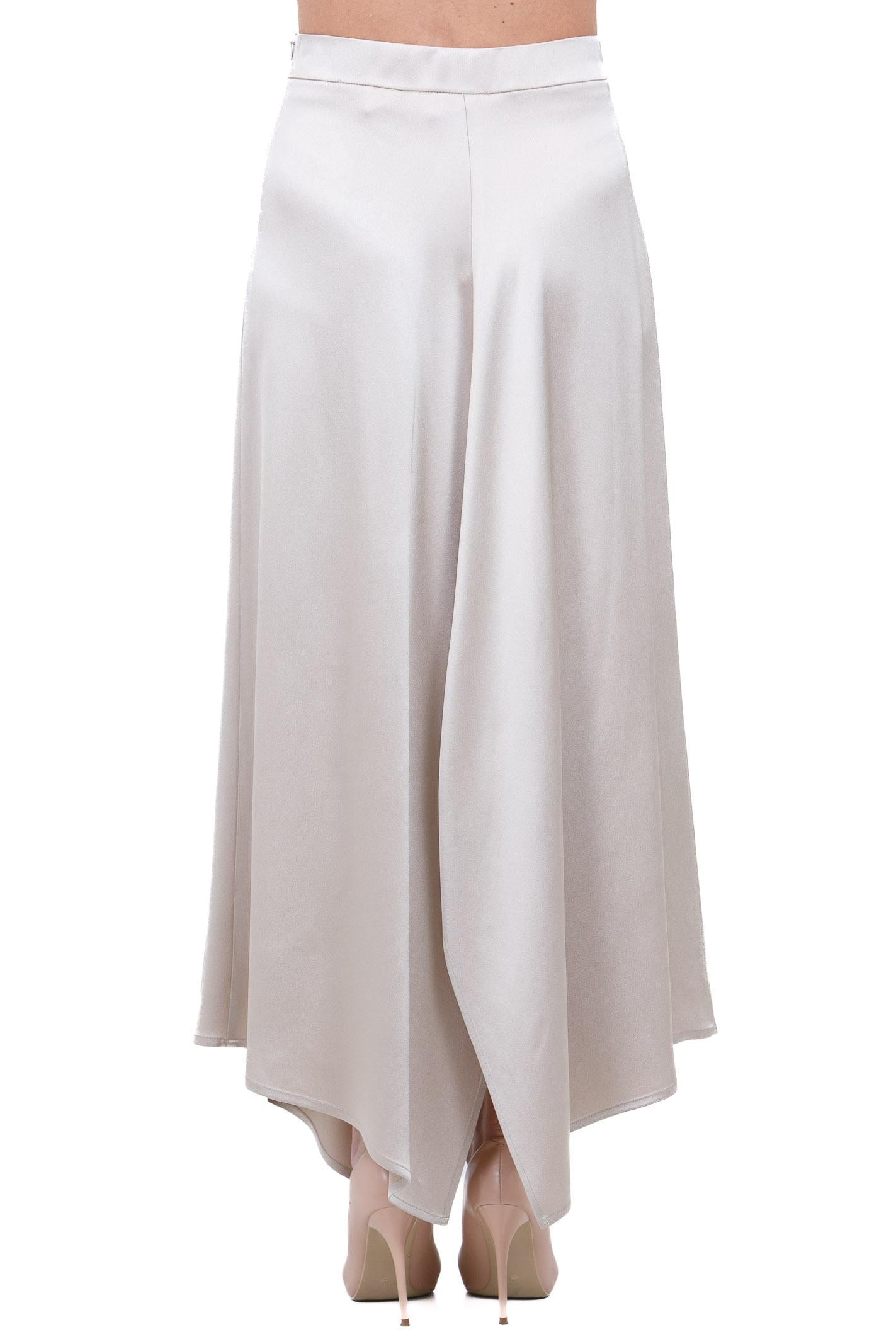 ALYSI Gonna asimmetrica in satin Gonne Petalo 116023-P6221 PTL 