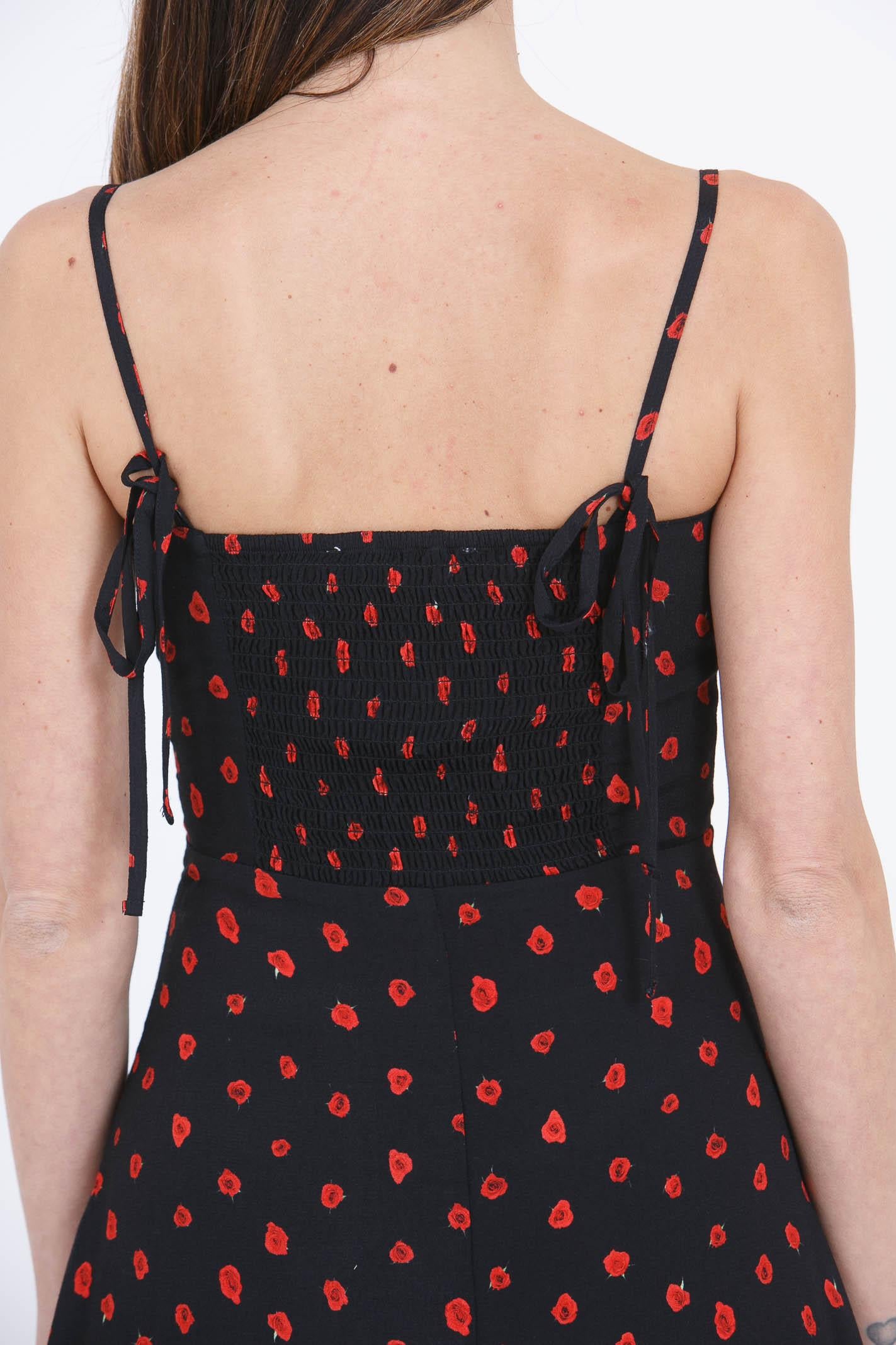 MAR DE MARGARITAS  Abiti Rose nero ALYA-01545-PTTS0053 NE134 