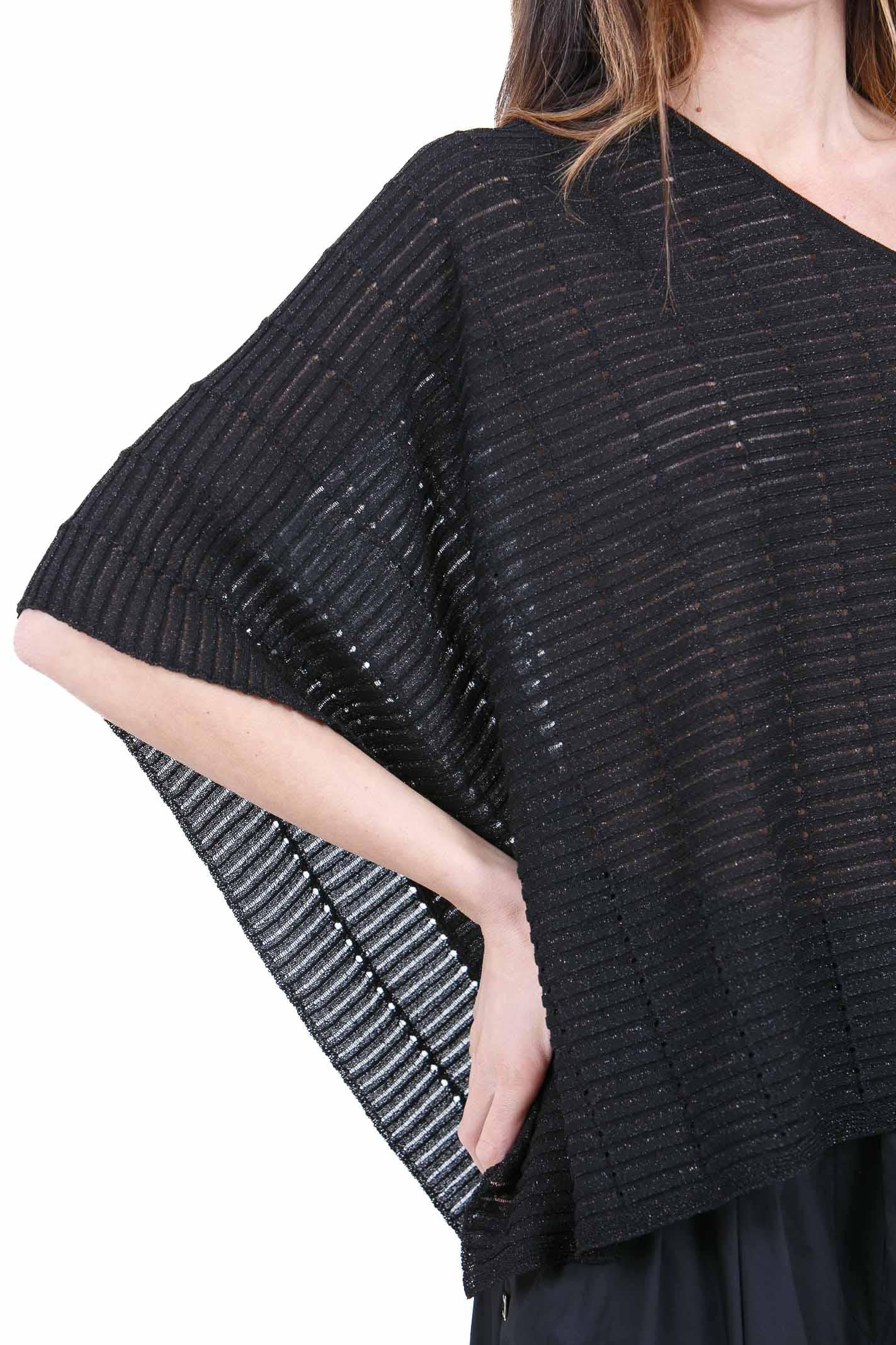 MANILA GRACE  Maglie Nero M509VX MA001 