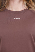 PINKO  T- Shirt Marrone terra BASICO-100373-A34F L78 