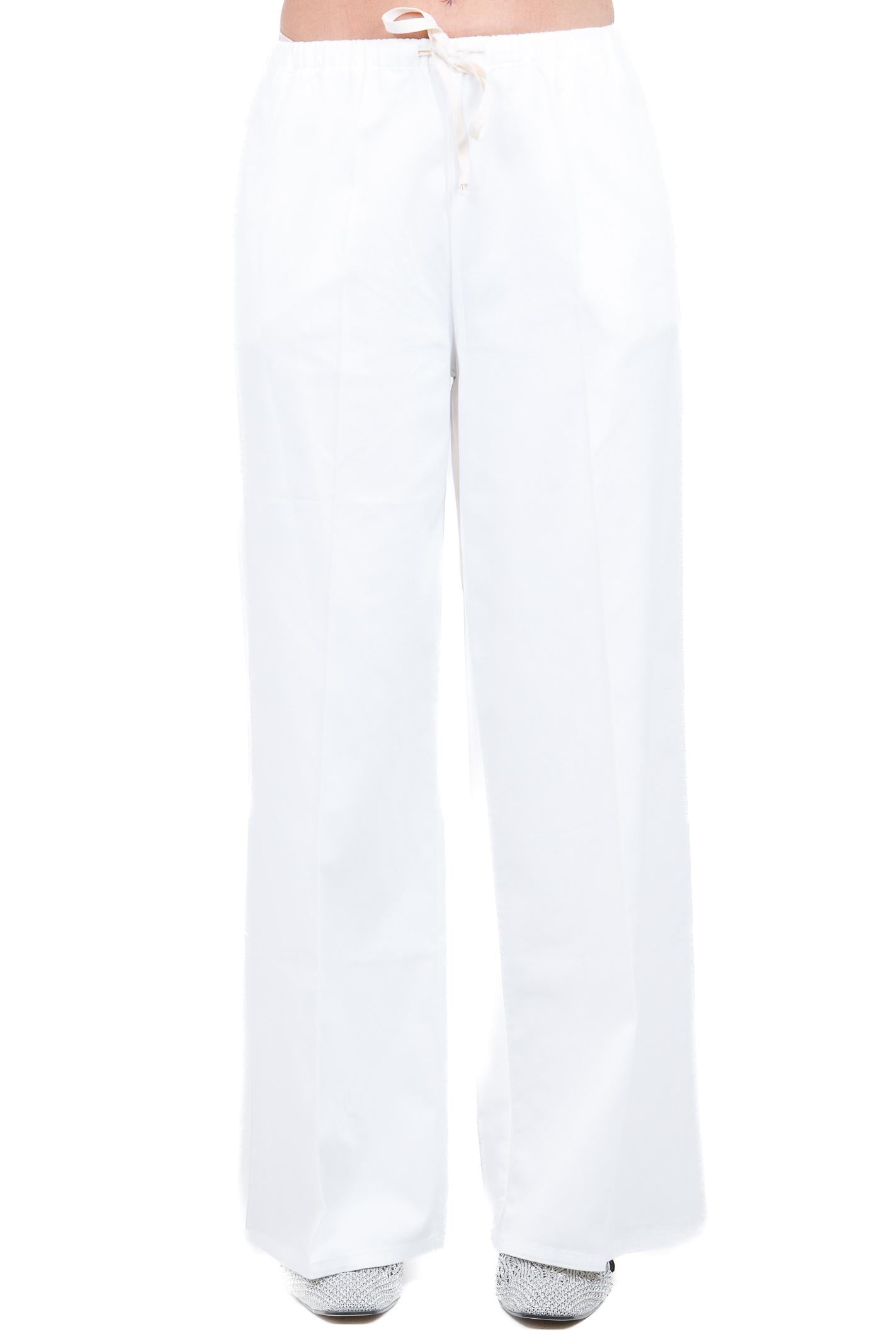 MADAME VENICE  Pantaloni Bianco PAMELA-G B.CO 