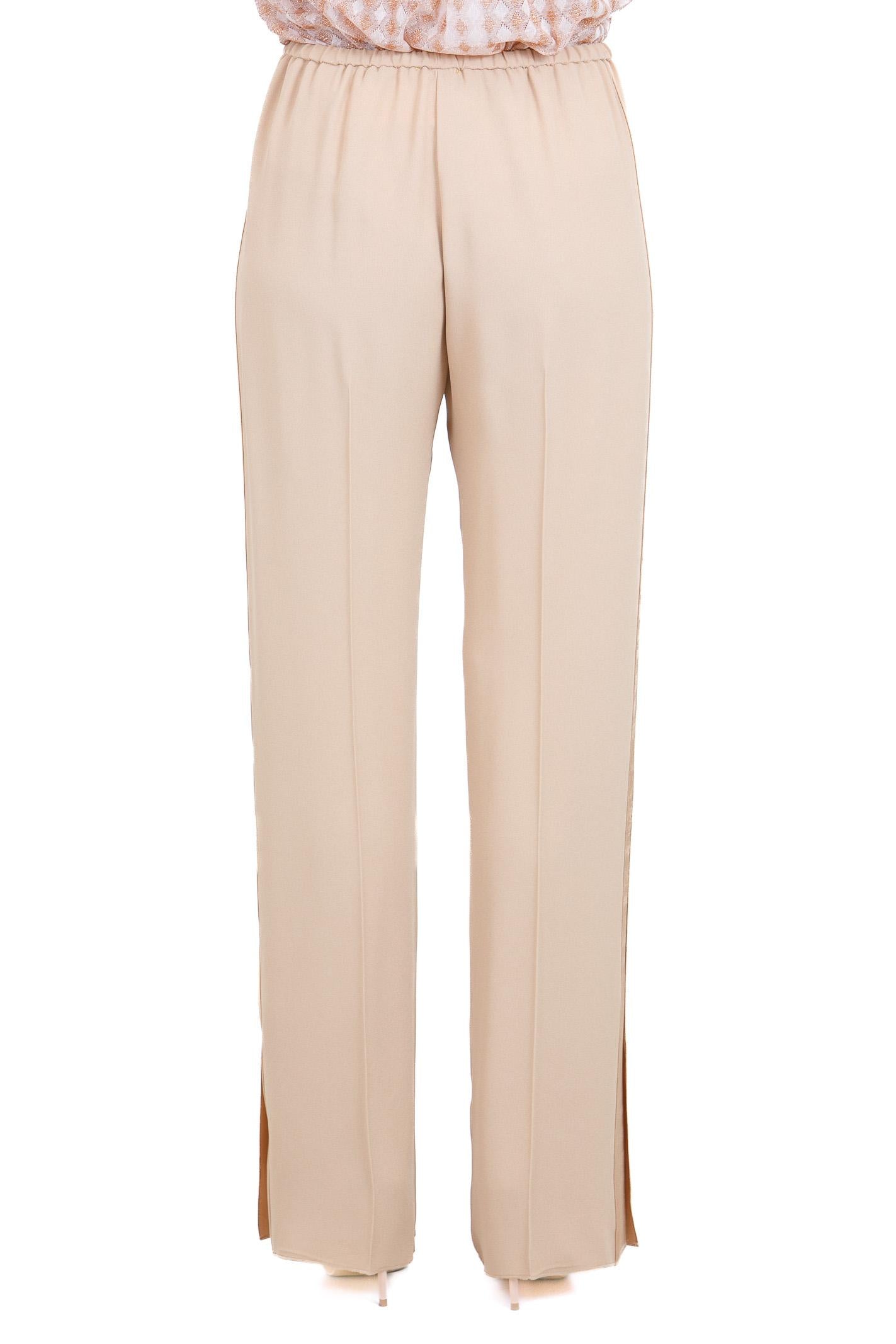 FORTE FORTE Pantalone con elastico in envers satin Pantaloni Paglierino 14549MYPANTS 1012 