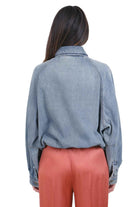 SEMICOUTURE Conchita giubbotto in denim Giubbotti Stone medio CONCHITA-Y6SY30 JNS02 