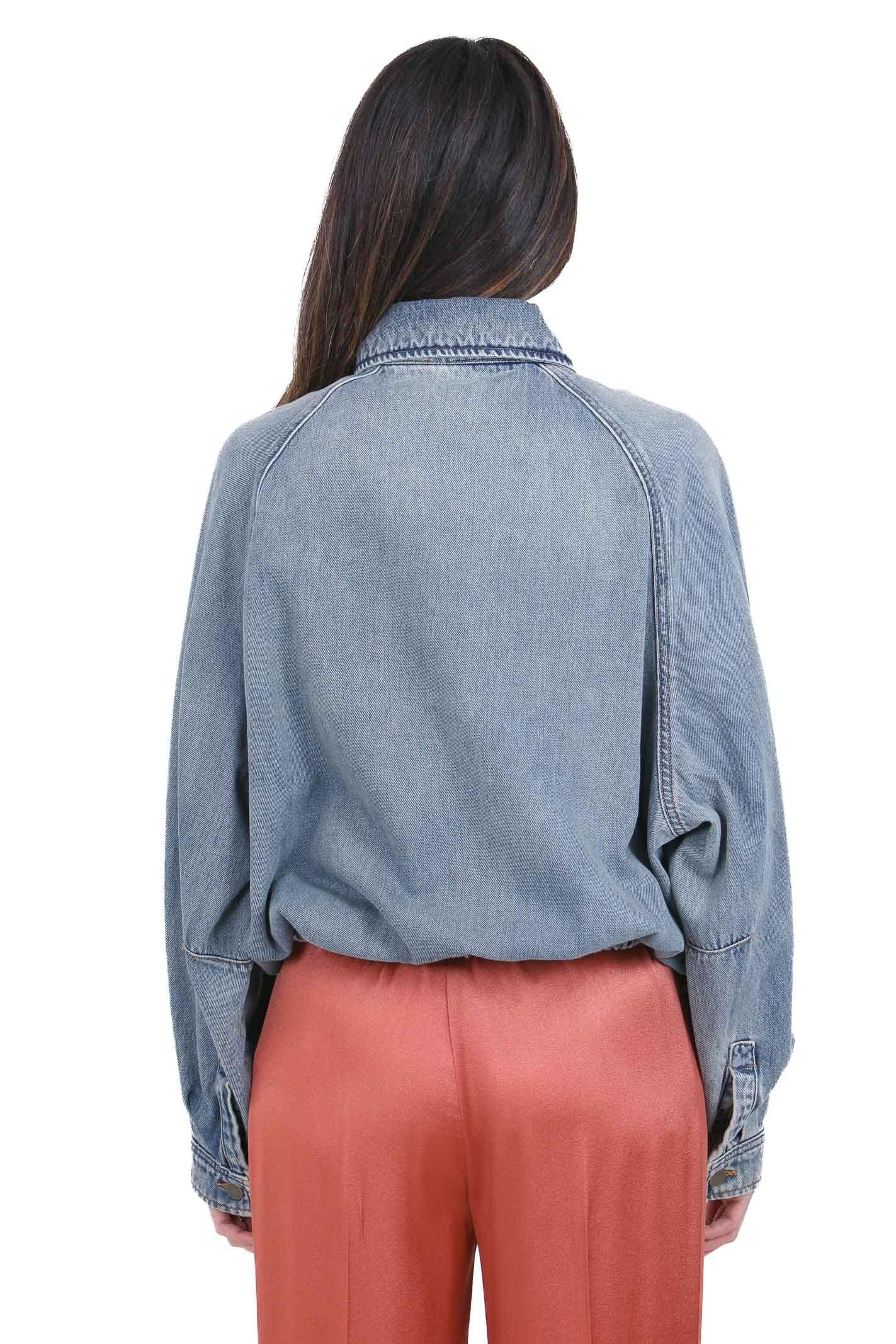 SEMICOUTURE Conchita giubbotto in denim Giubbotti Stone medio CONCHITA-Y6SY30 JNS02 