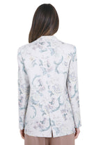FORTE FORTE Blazer in misto lino hopsack "peonia my love" Blazer Glicine 14629MYJACKET 5009 