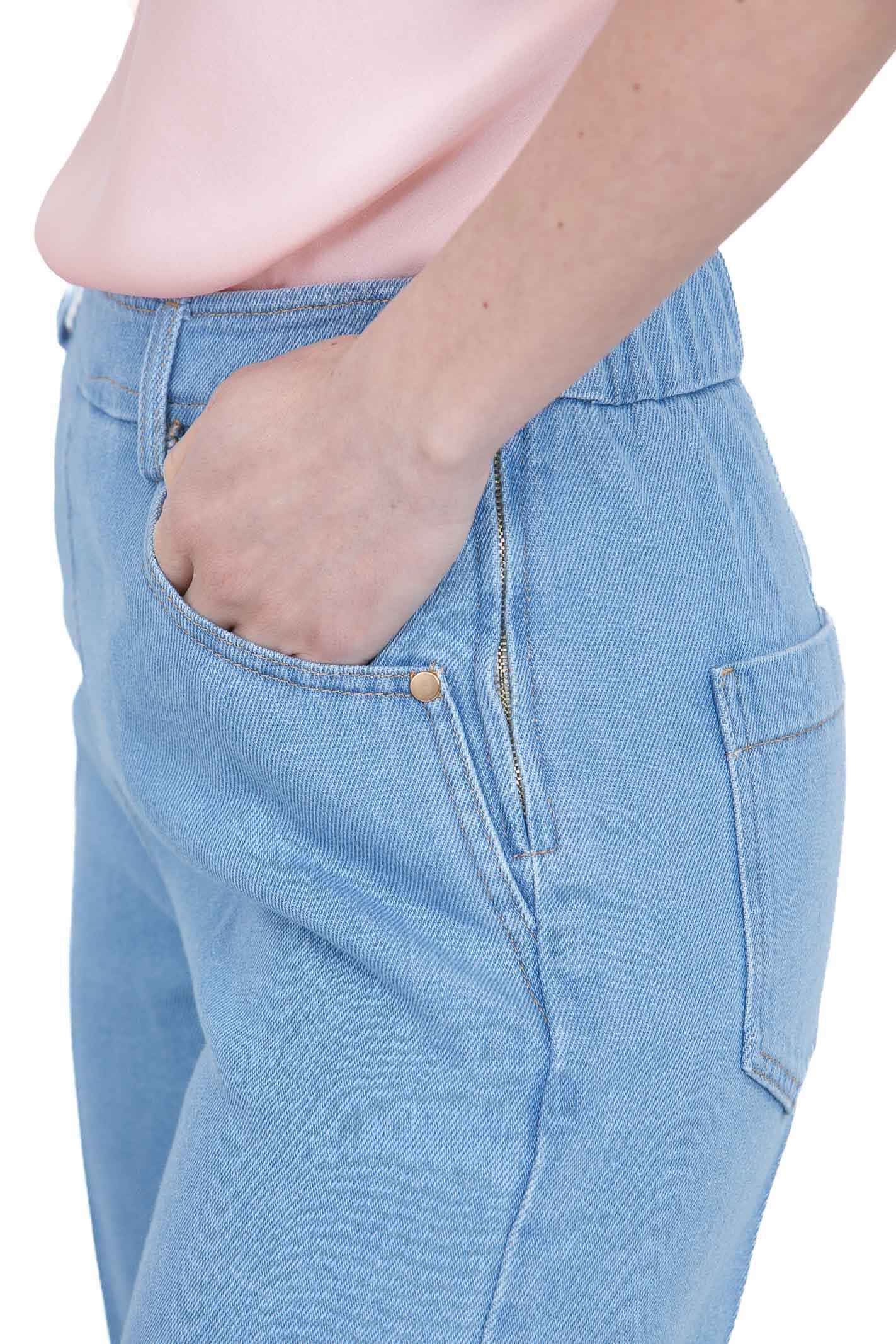 FORTE FORTE Jeans 5 tasche vita alta<BR/> Jeans Azure 14533BISMYPANTS 5004 