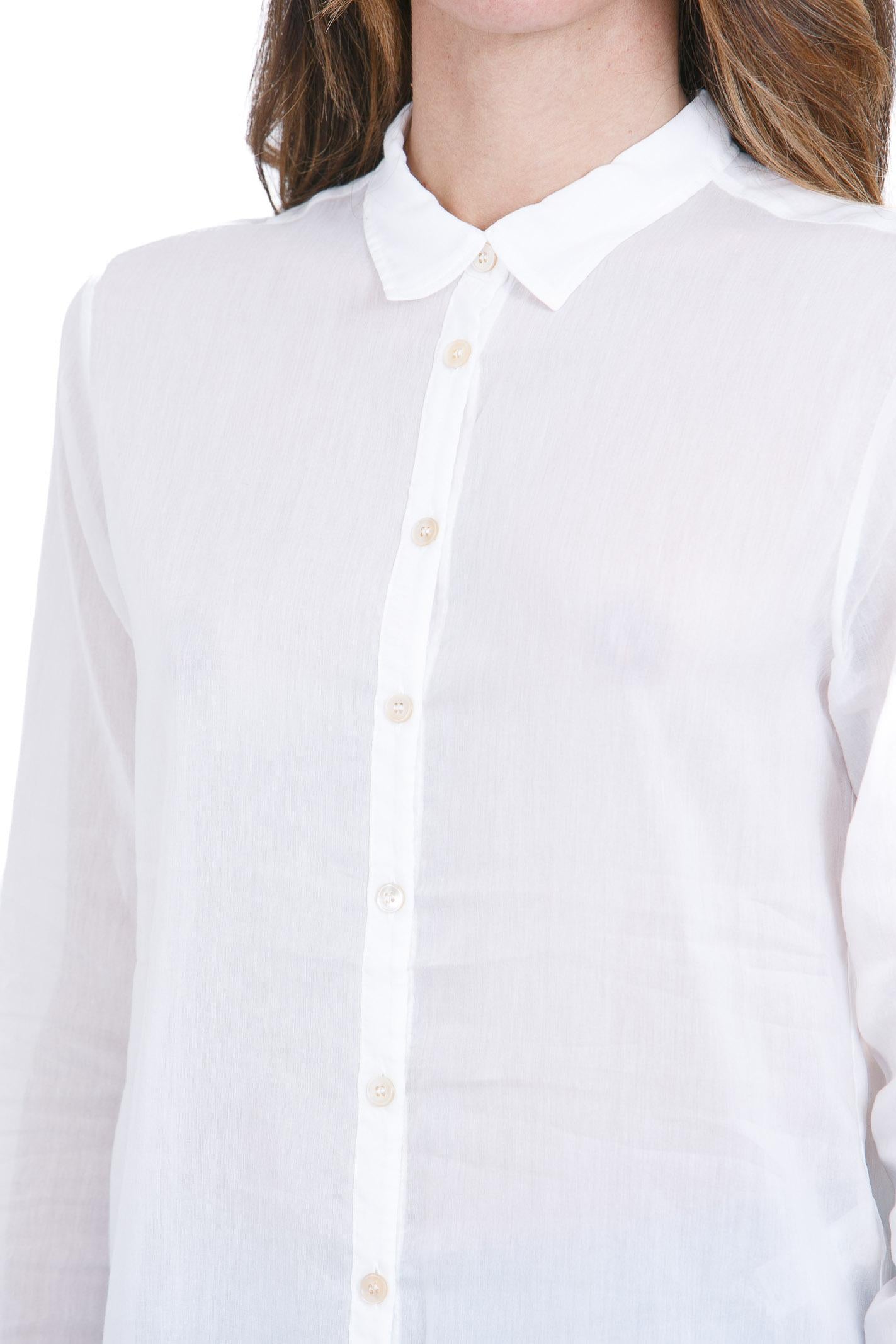 FORTE FORTE Camicia voile con colletto classico Camicie Bianco 14620MYSHIRT 0002 