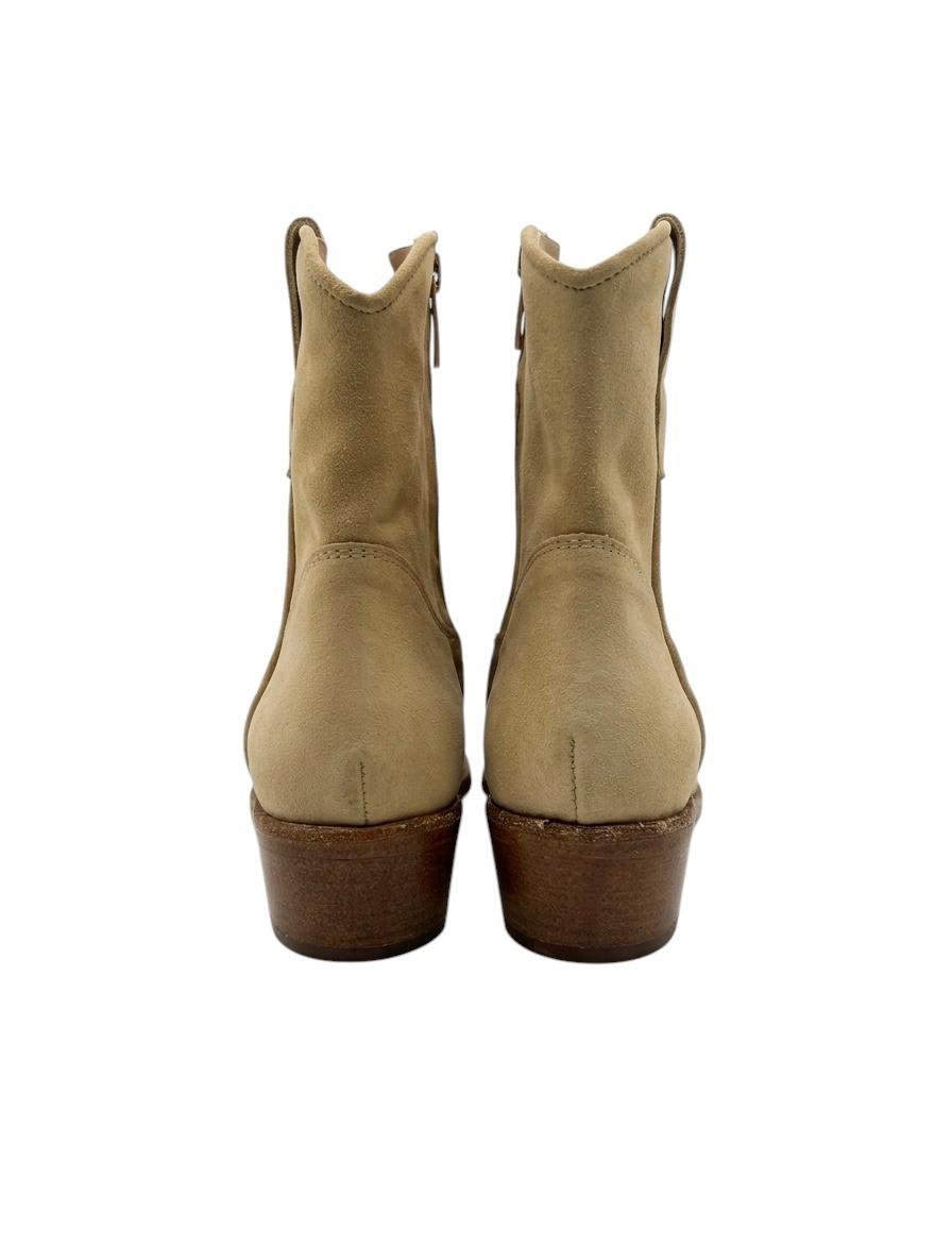 DUCCIO DEL DUCA Tronchetto in camoscio Scarpe Beige DD02 132 VELUR 