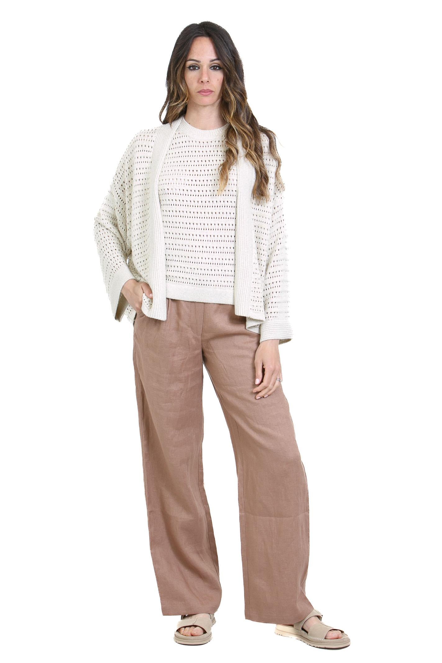 NOT SHY Cardigan lurex Maglie Ecru/lurex NENA-NF2U006VIC005 E/L 