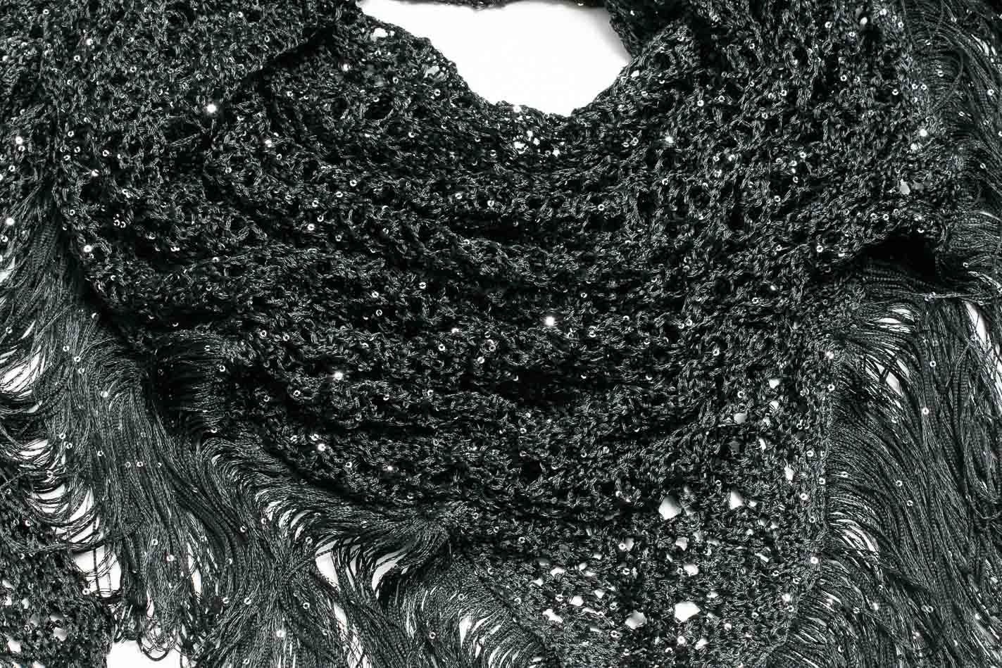 SIMONA CORSELLINI  Scialli Nero CPSLO0301 V0003 
