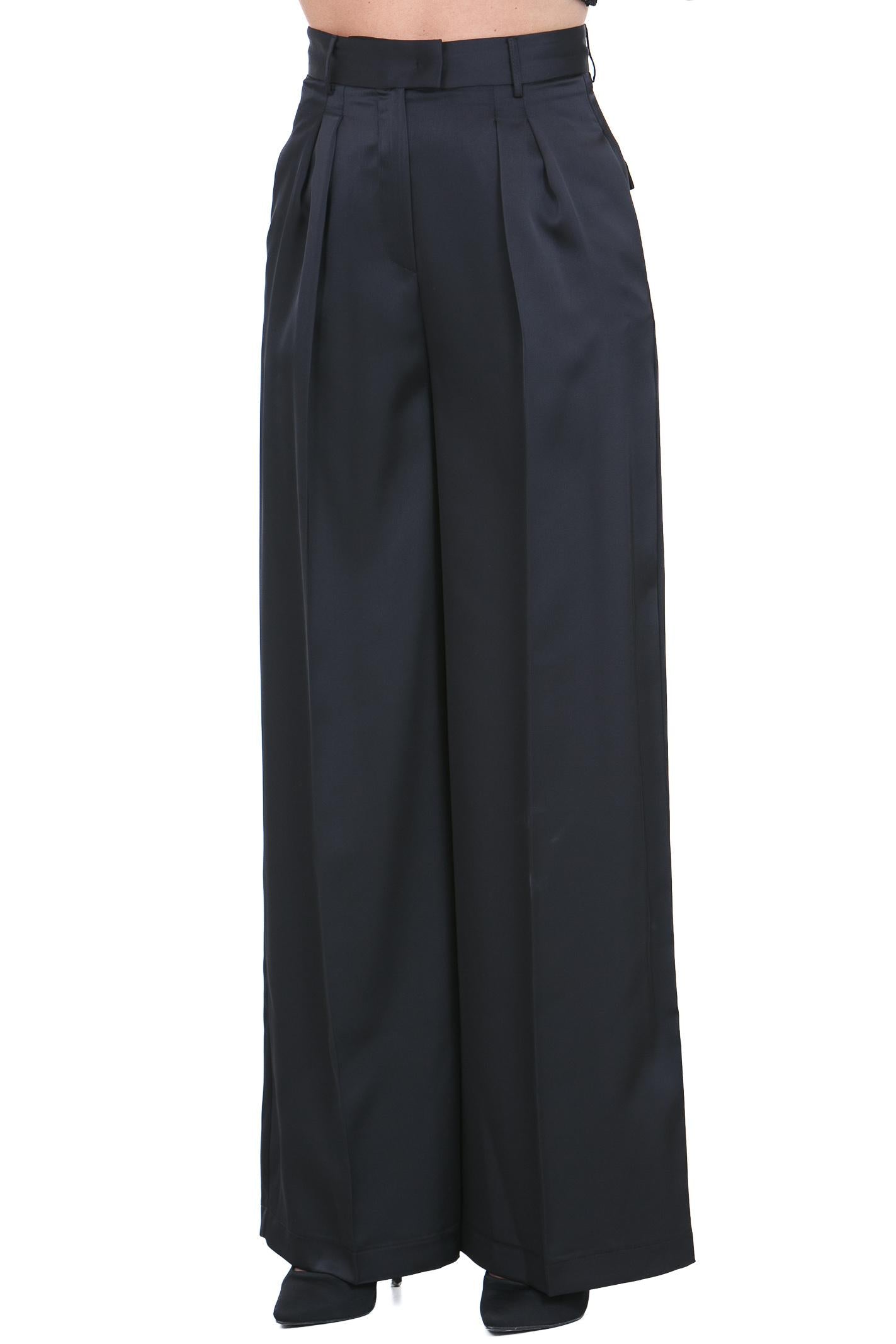 SIMONA CORSELLINI  Pantaloni Nero CEPA10301 V0003 