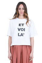 8PM  T- Shirt Bianco/nero LIONE-61CM93 146009 