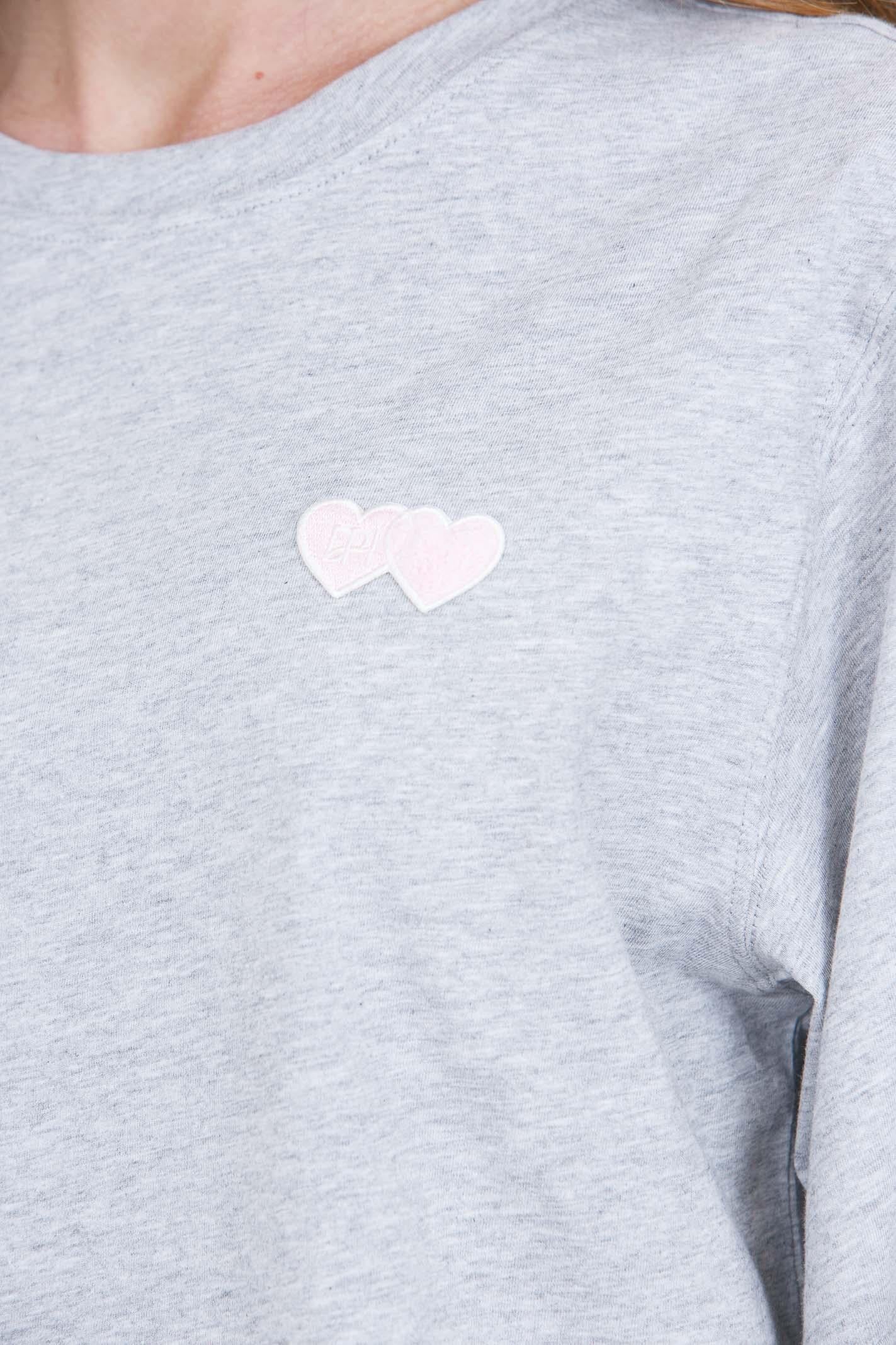 DES PETIT HAUTS  T- Shirt Gris chine JERRYPATCH-1E260244 08001 