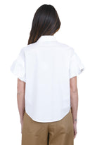 8PM Camicia Bianca Donna con Maniche a Sbuffo Camicie Bianco ottico ABU-61C35 146 