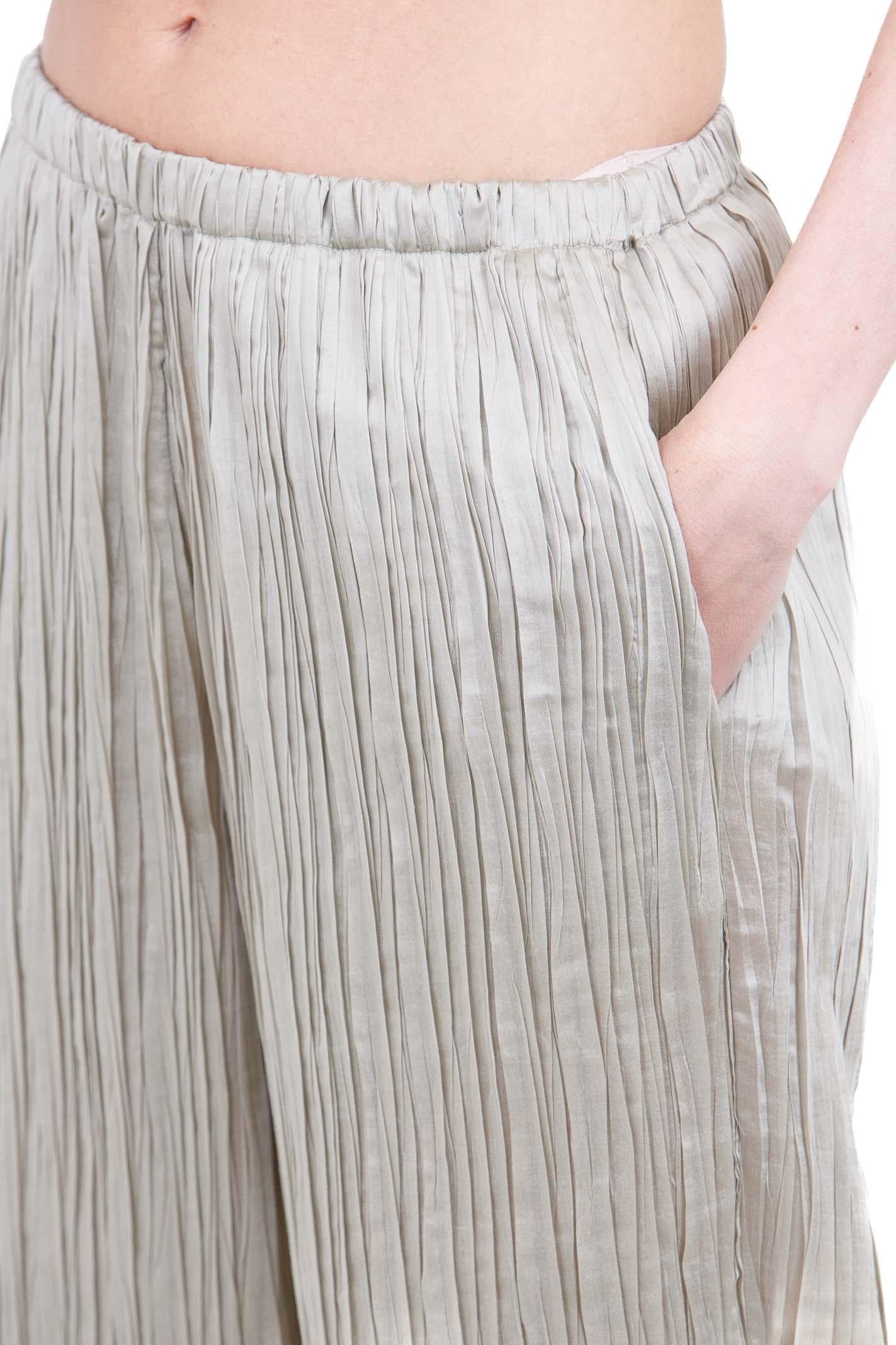 SU  Pantaloni Silk grey S6U501 S032 