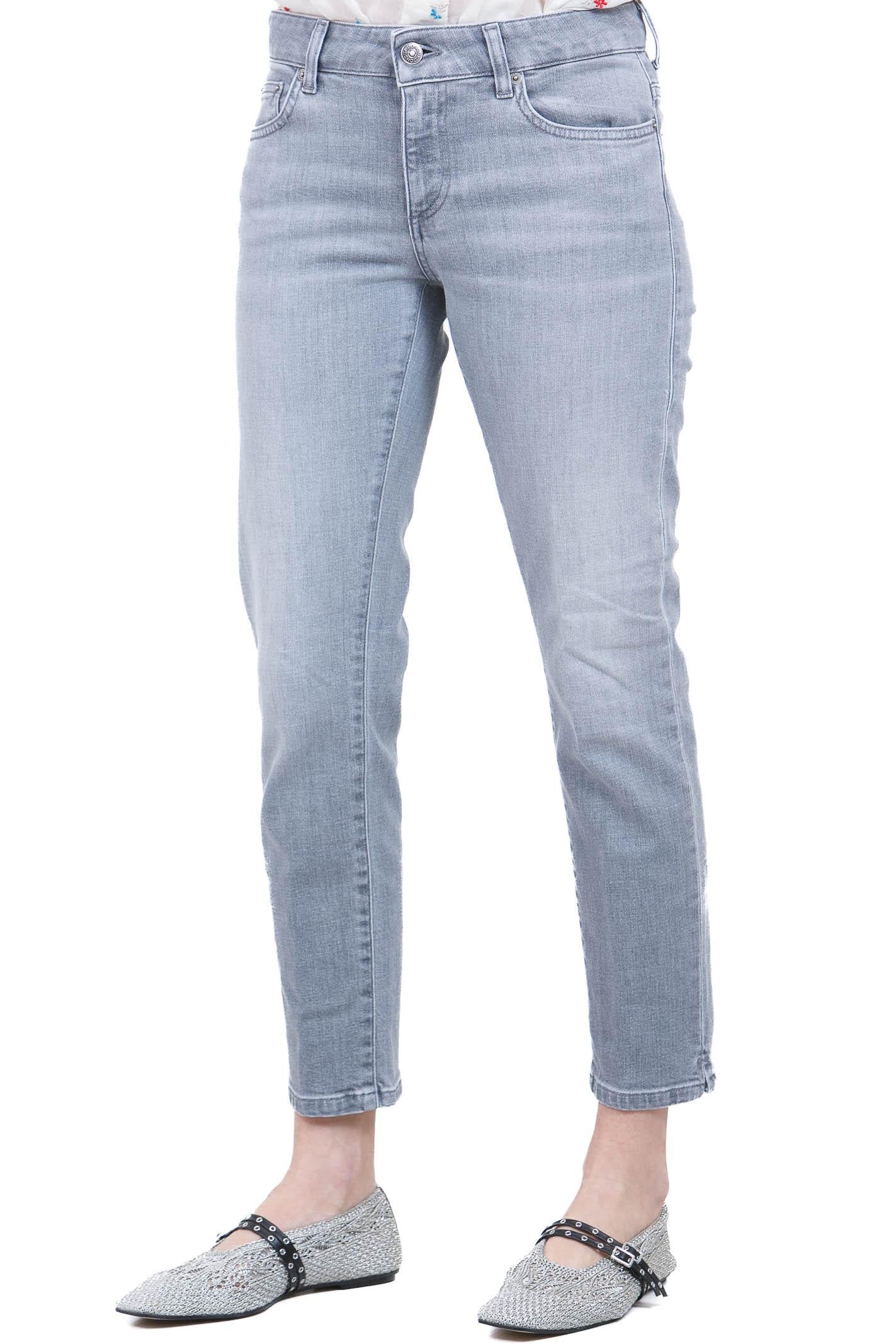 DONDUP Jeans Rose cinque tasche cropped slim fit, vita regolare Jeans Topo DP618DSK318DJ35-ROSESLIM 900 