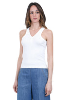 PINKO  Canotte Bianco seta CURACAO-107310-A3GG Z14 