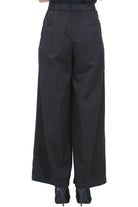 POMANDERE Pantalone palazzo con pinces Pantaloni Nero 261-7204-21618 999 