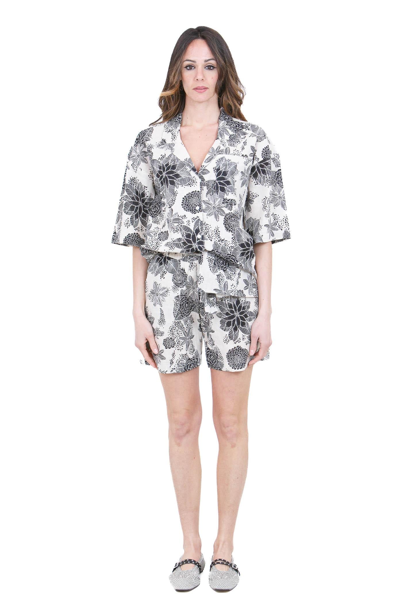 STELLA FOREST  Shorts Ecru CORALIE-E26SH002 ECRU 