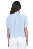 DONDUP  Camicie Celeste DC490EF0161D002-RIGA 806 