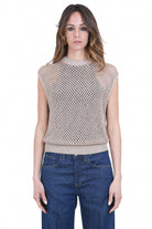 DONDUP  Maglie Naturale DT416M01002D002 007 