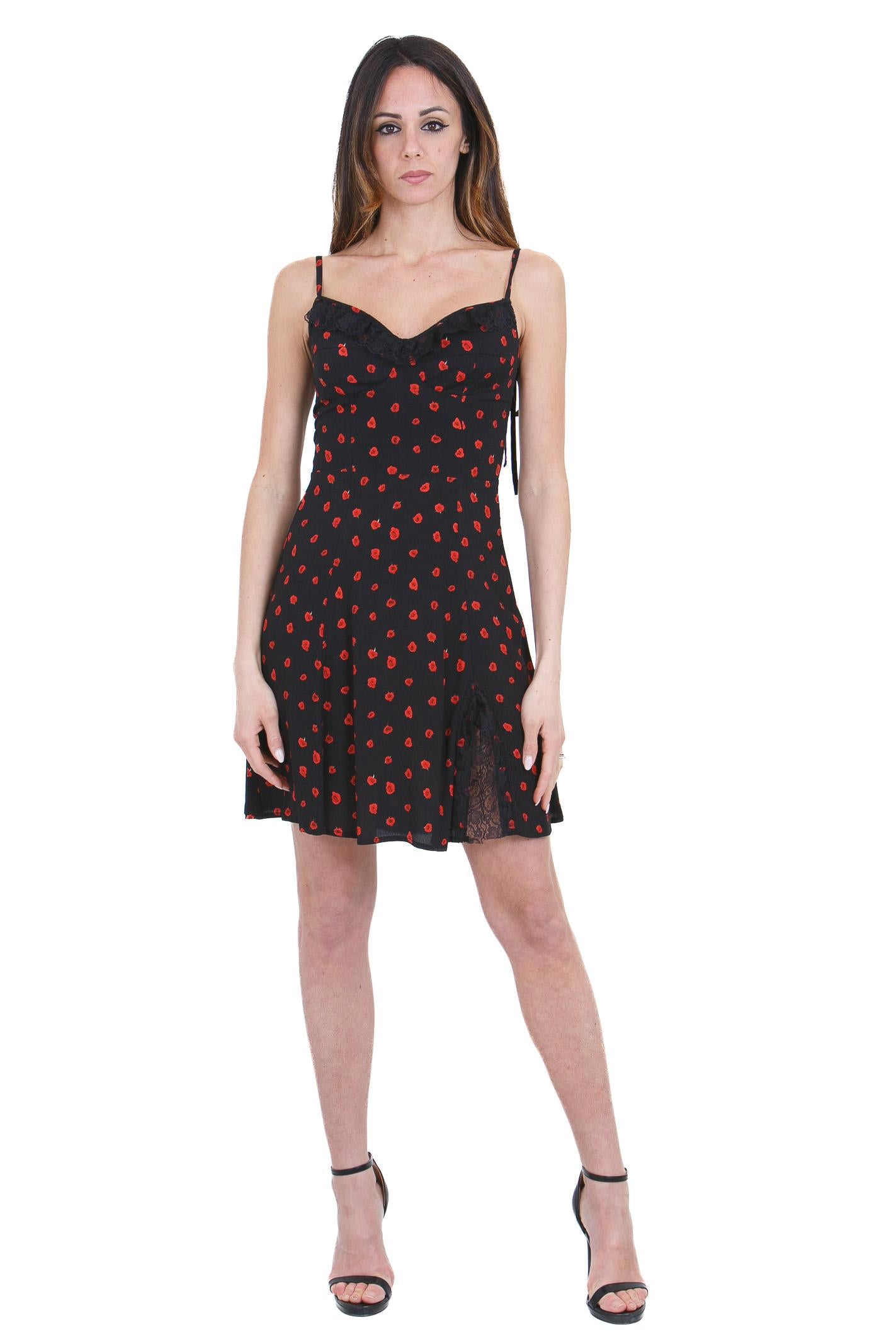 MAR DE MARGARITAS  Abiti Rose nero ALYA-01545-PTTS0053 NE134 