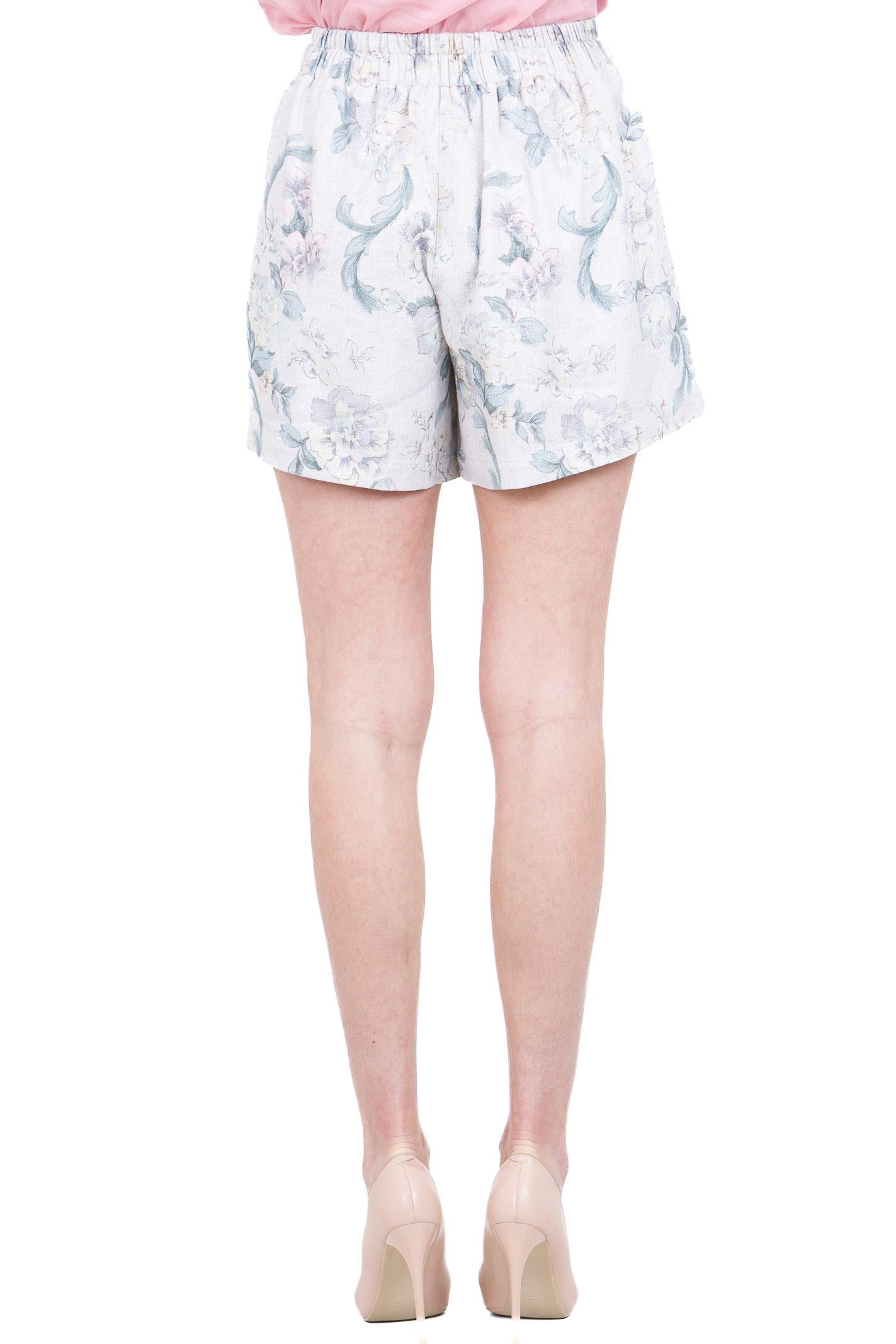 FORTE FORTE Bermuda in hopsack "peonia my love" Bermuda Glicine 14630MYPANTS 5009 