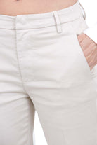 DONDUP  Pantaloni Avena latte DP576ZGS0096DPTD-NIMAZIP 004 