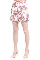 SEMICOUTURE  Shorts Ecru/barolo CADENCE-S6SS65 FLW65 