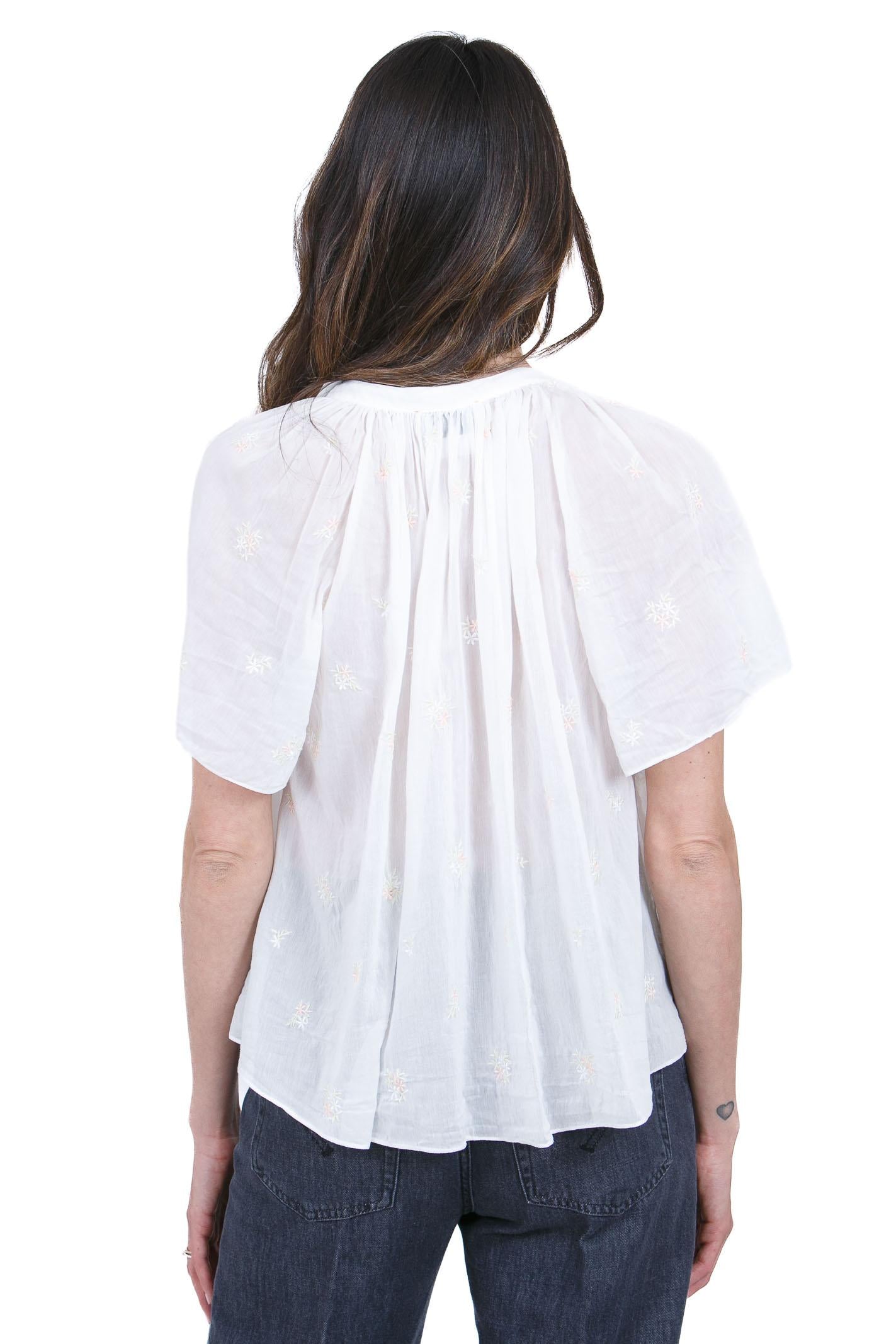 FORTE FORTE Camicia ricamo Bohemienne Camicie Ivory 14876MYSHIRT 022 
