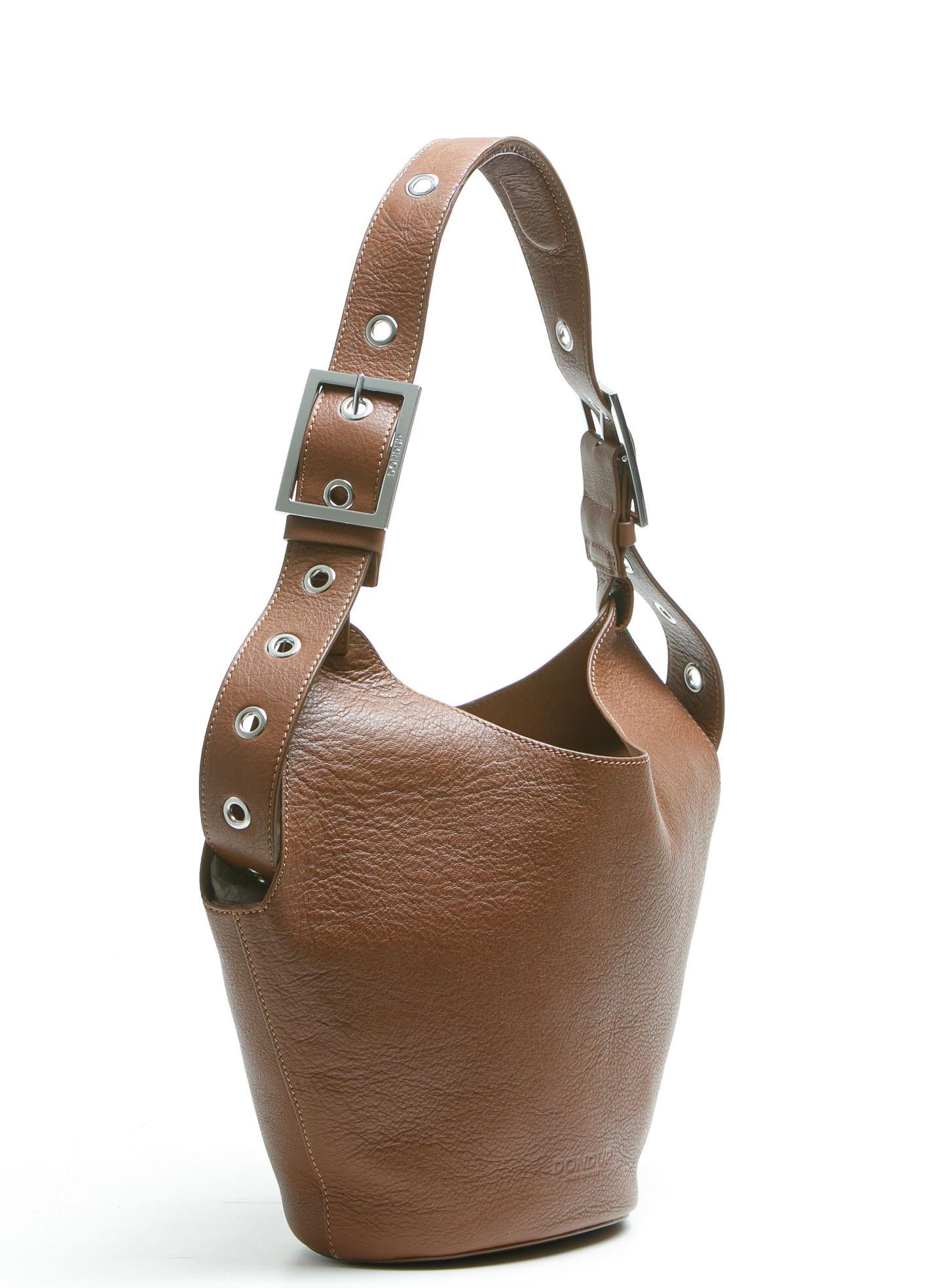 DONDUP Big hobo in pelle Borse Cuoio WB306PL0658DXXX-BIG 715 