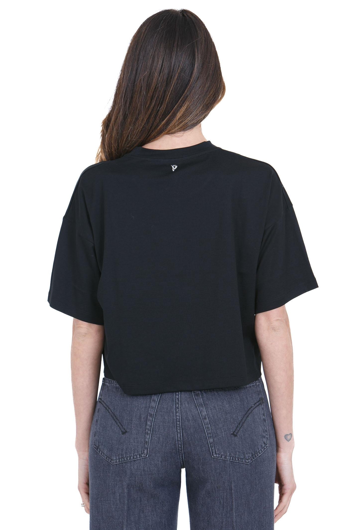 DONDUP  T- Shirt Nero DS077JF0350DXXX 999 