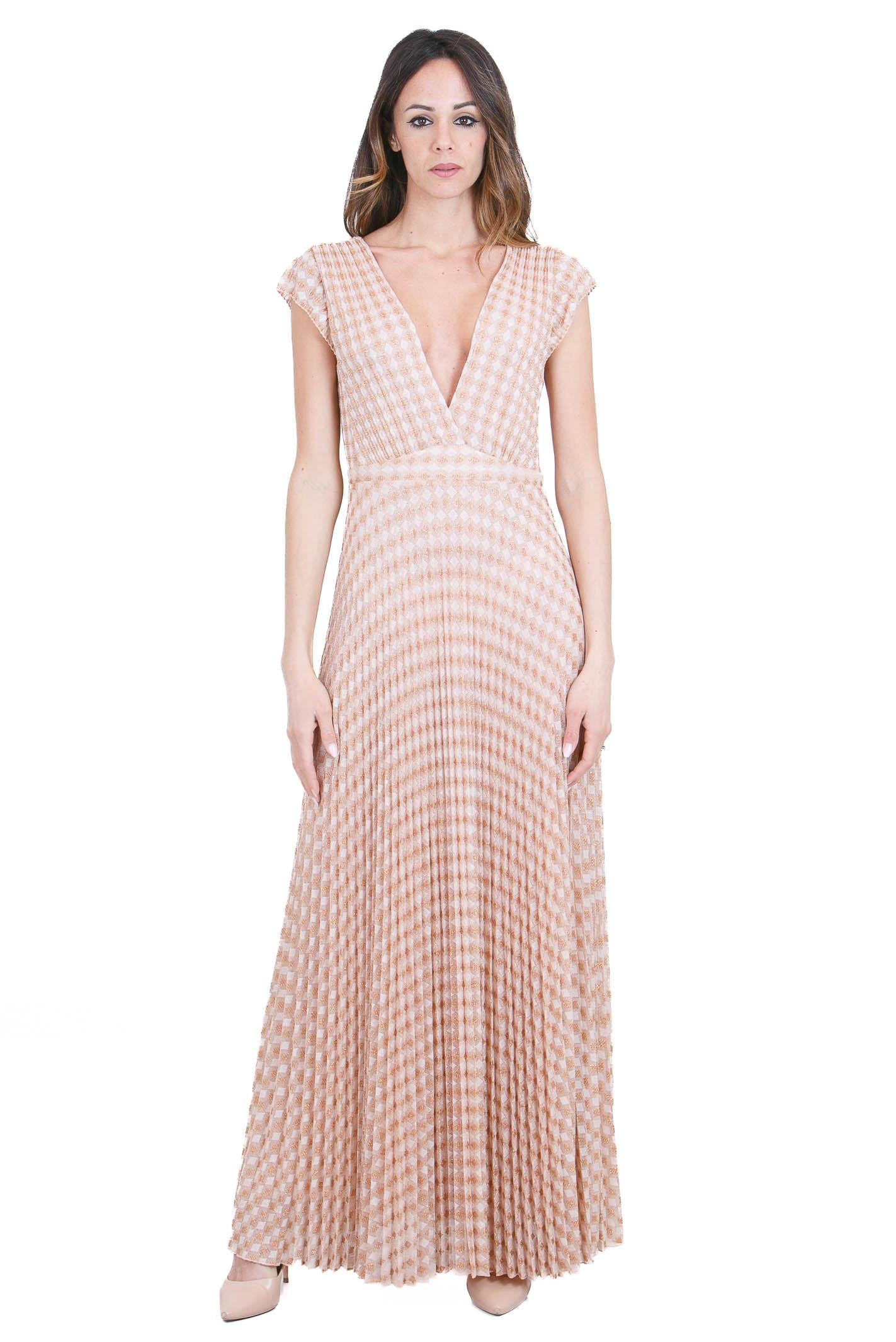 FORTE FORTE Abito plissé in diamond jersey Abiti Alba 14598MYDRESS 2077 