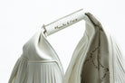 MANILA GRACE Borsa All Over Frangia Borse Off white B824EU MA043 