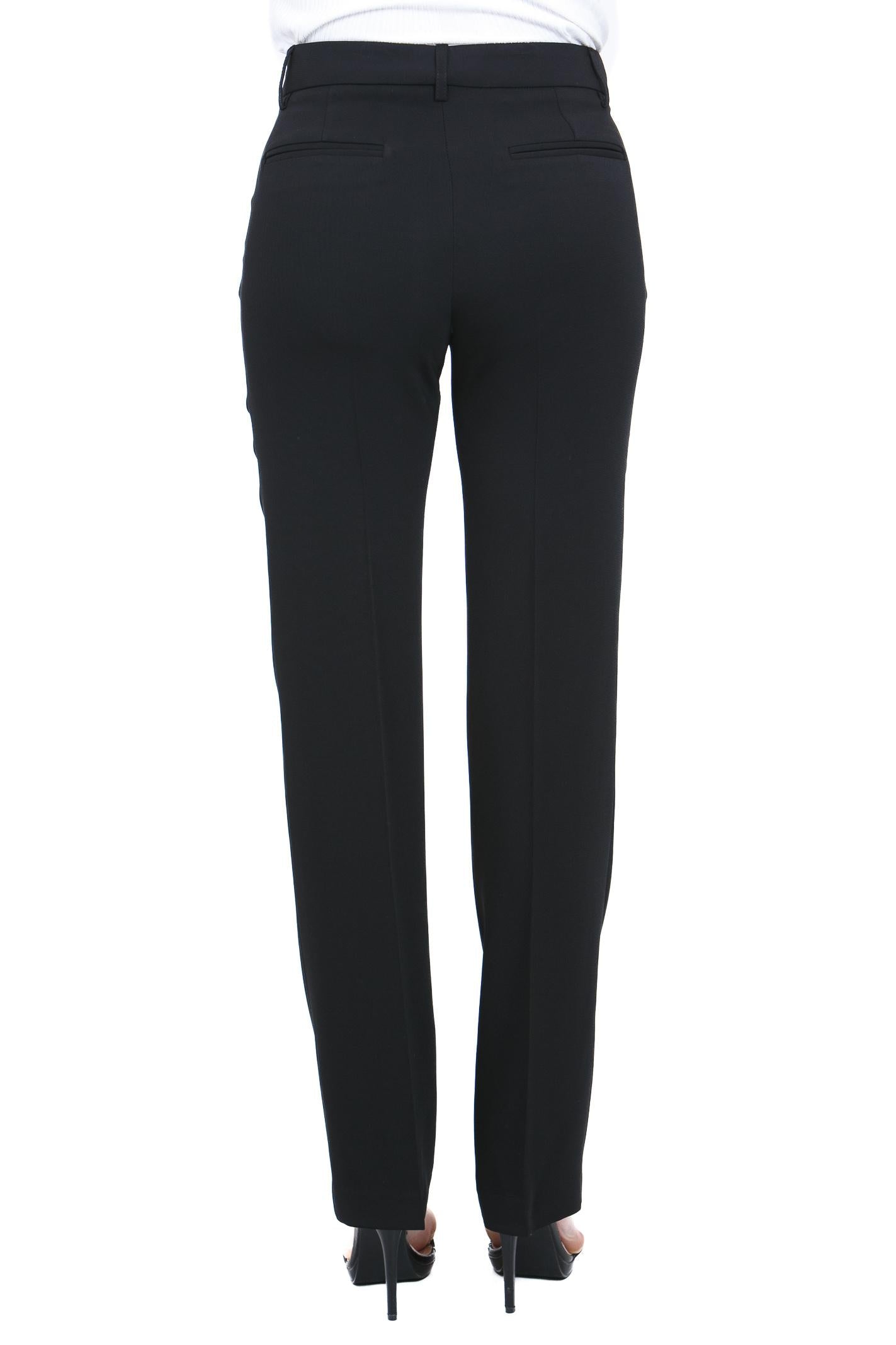 MANILA GRACE  Pantaloni Nero P182VU MA001 