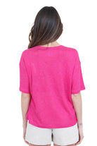 DES PETIT HAUTS  T- Shirt Fuxia HANNABELLE-1E260222 11033 