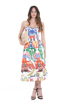STELLA JEAN Abito fantasia Abiti Bianco A529 H017 