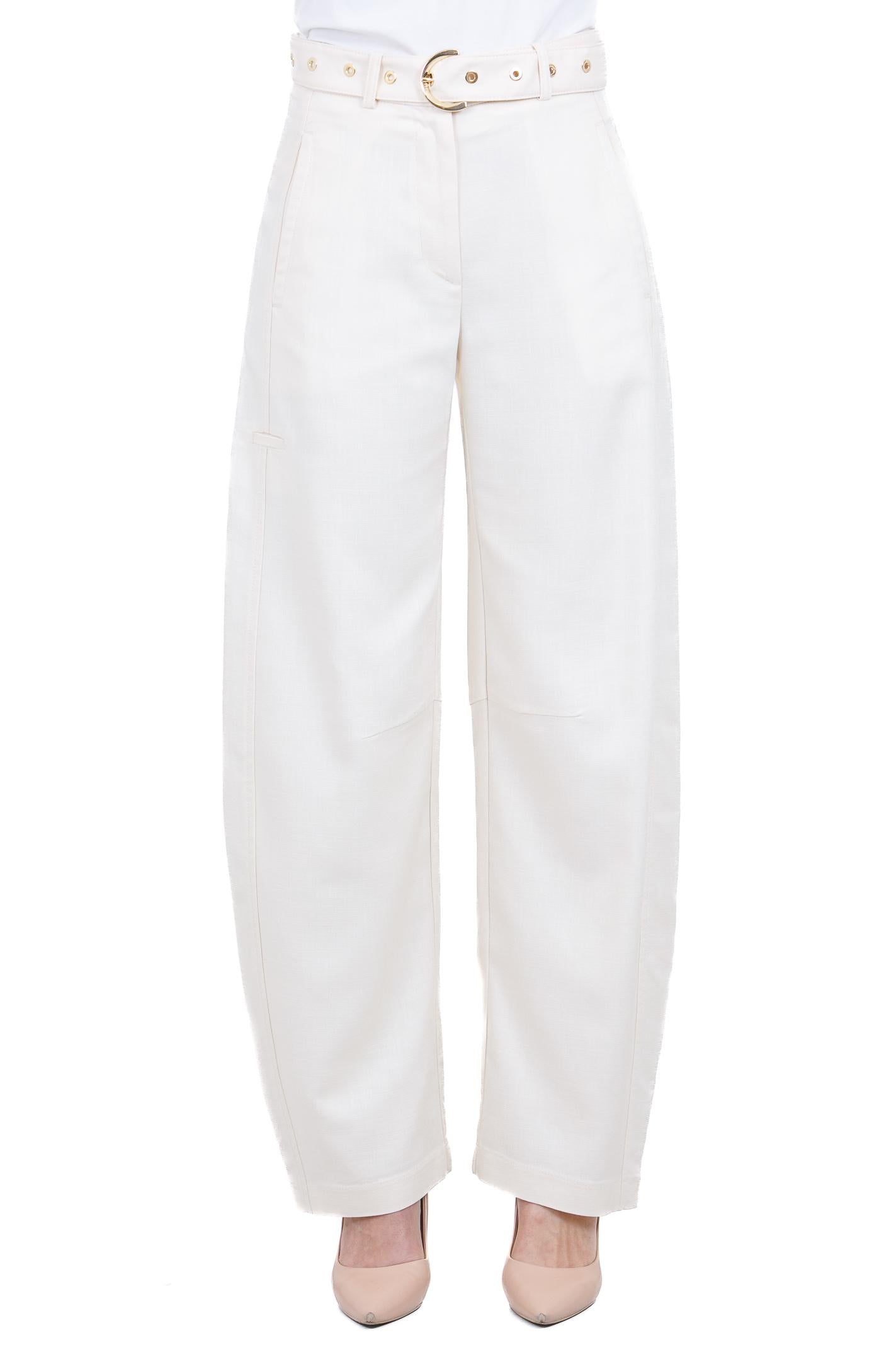 PINKO  Pantaloni Bianco cigno LEXY-106492-A2W6 C00 
