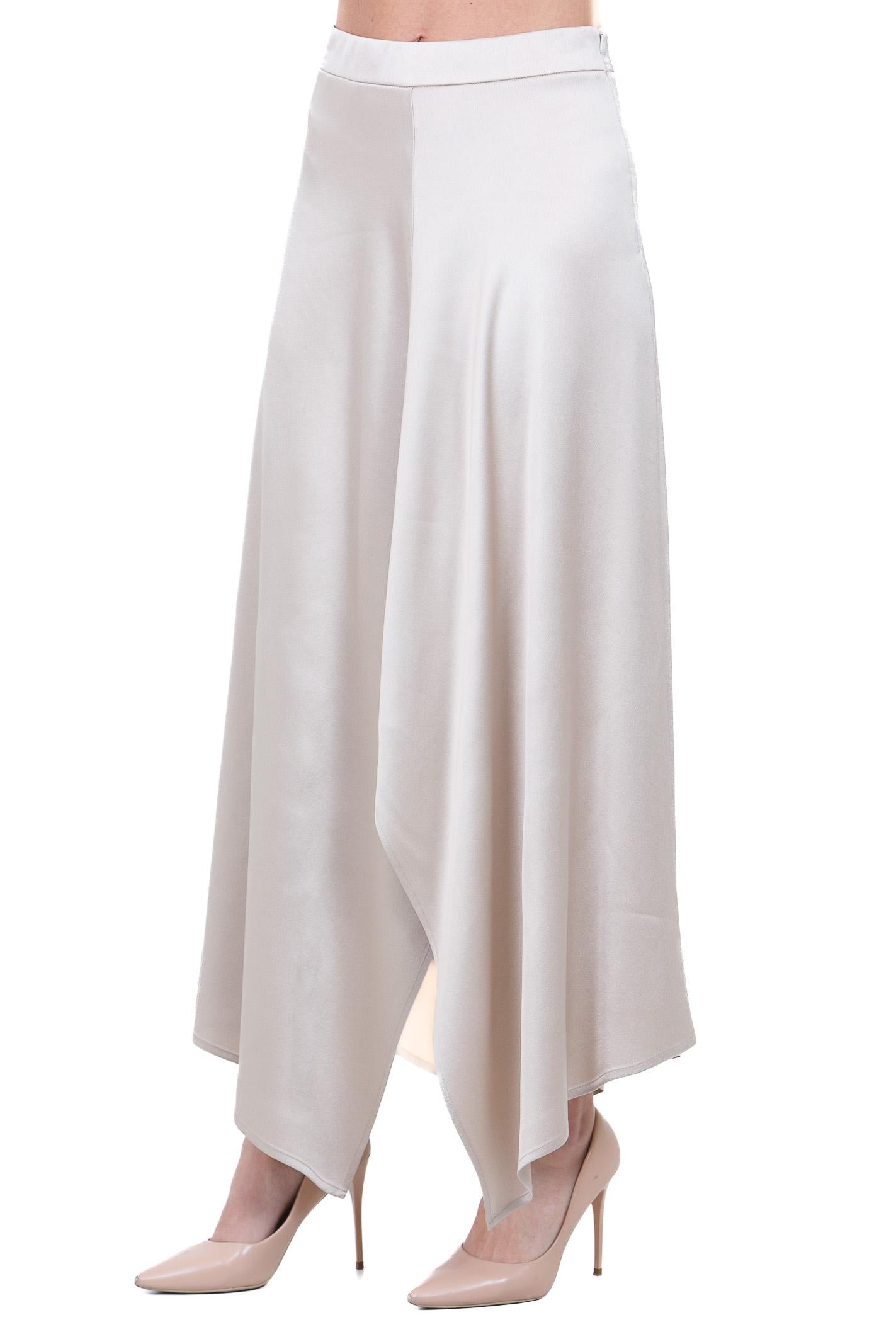 ALYSI Gonna asimmetrica in satin Gonne Petalo 116023-P6221 PTL 