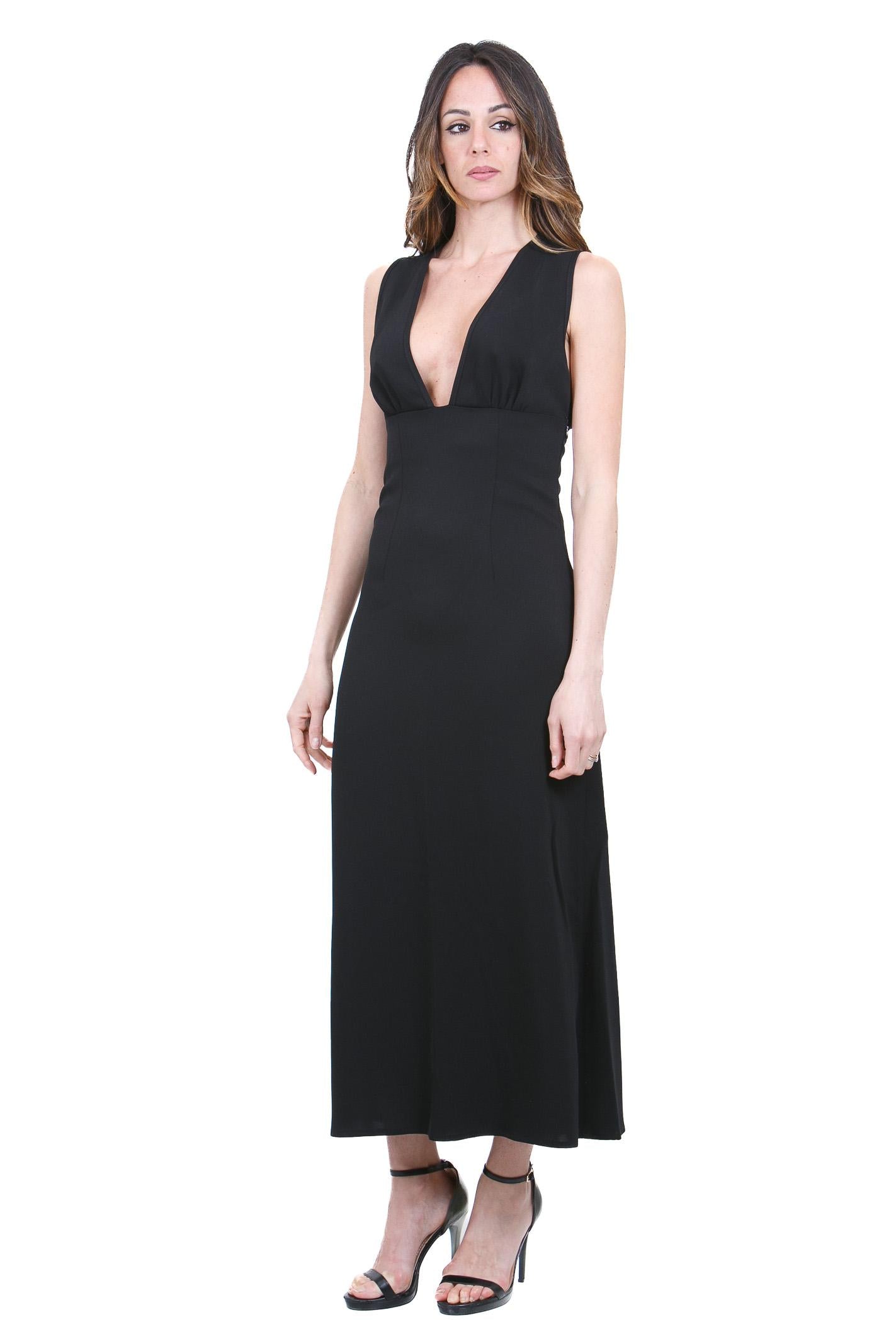 MANILA GRACE  Abiti Nero A156VU MA001 