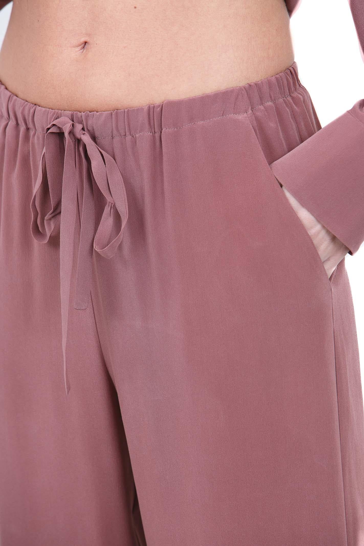 ALYSI Pantalone palazzo con coulisse Pantaloni Blush 116192-P6209 BLUSH 